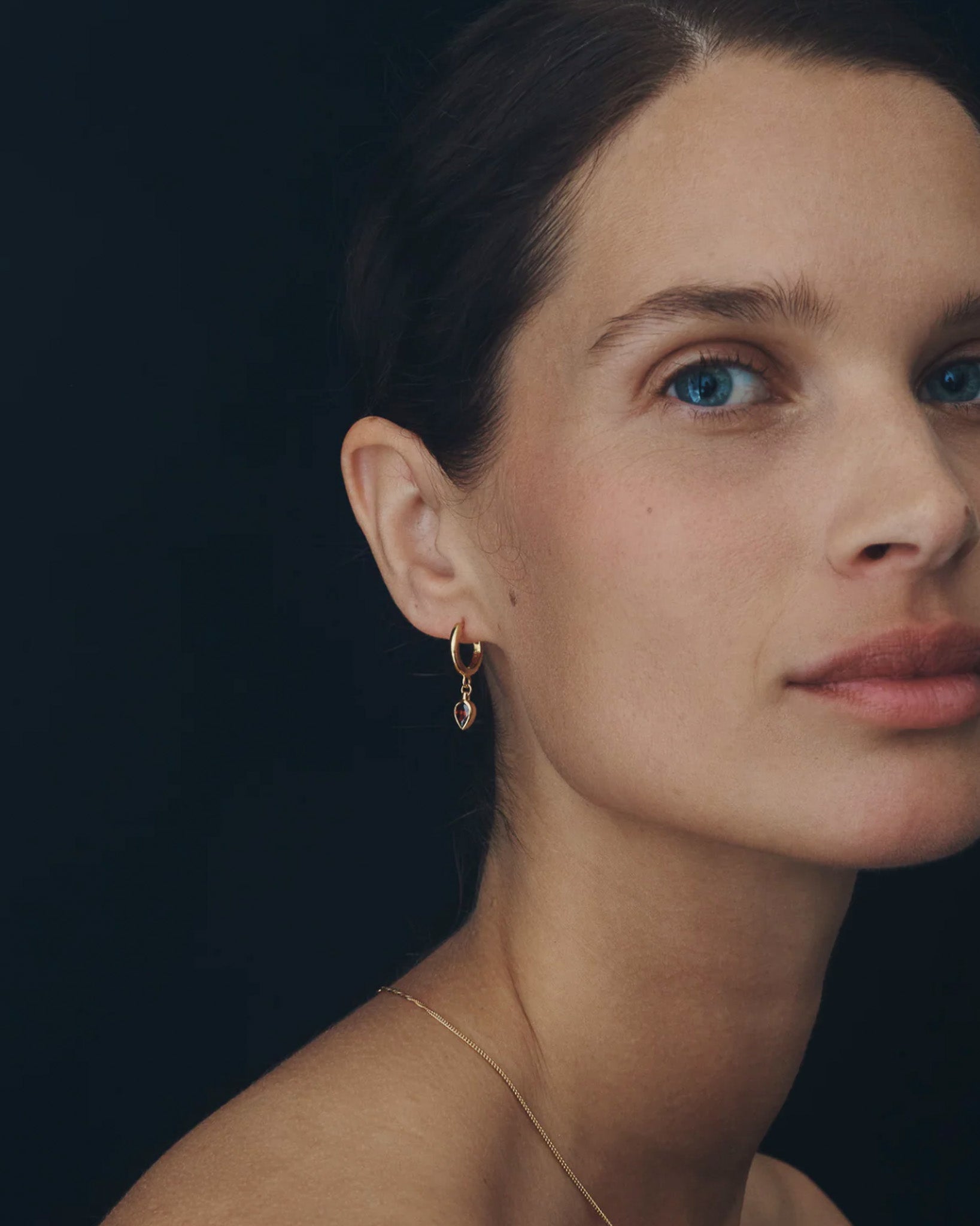 Flame Earrings Gold Vermeil