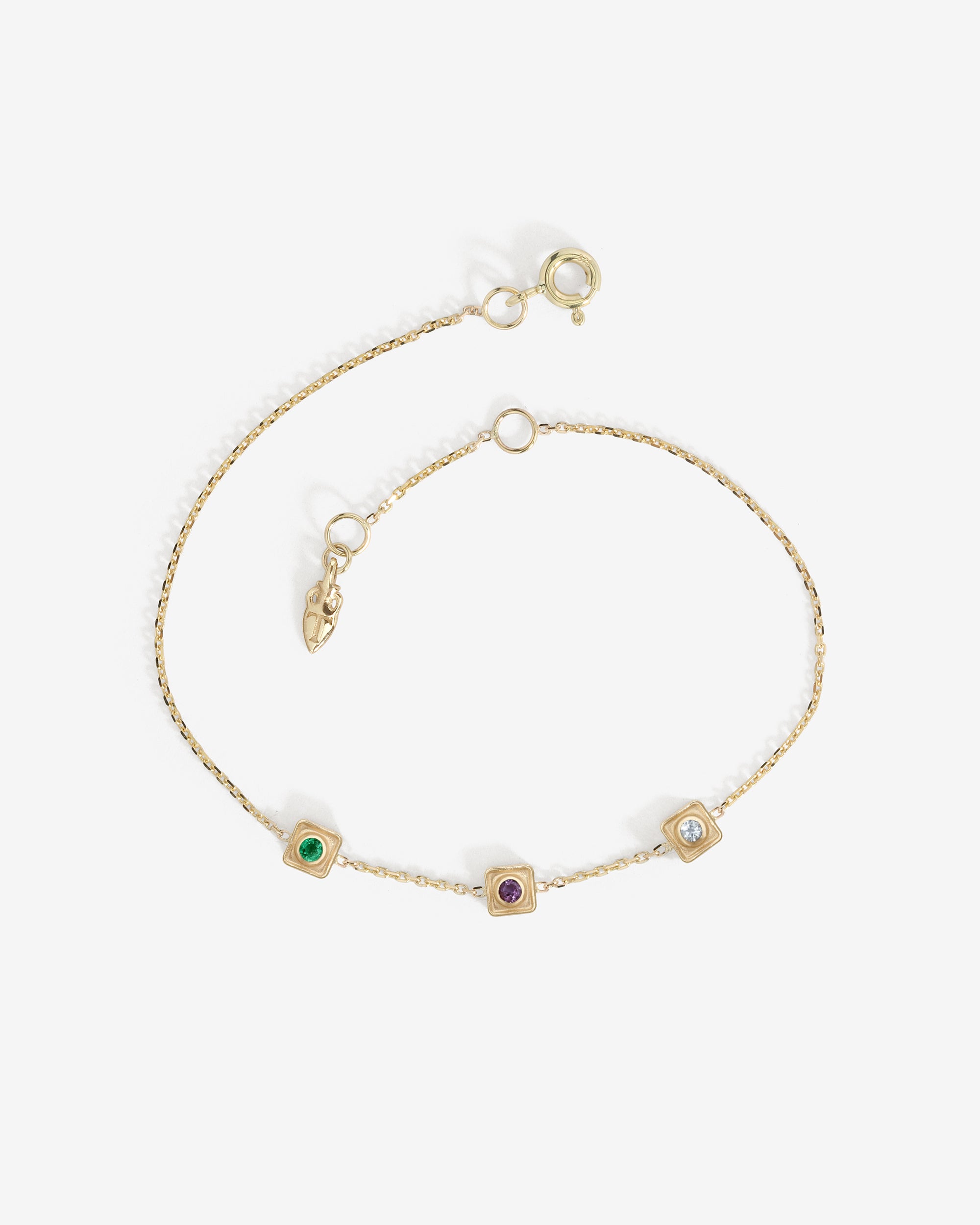 Florence Birthstone Bracelet 14K Solid Gold