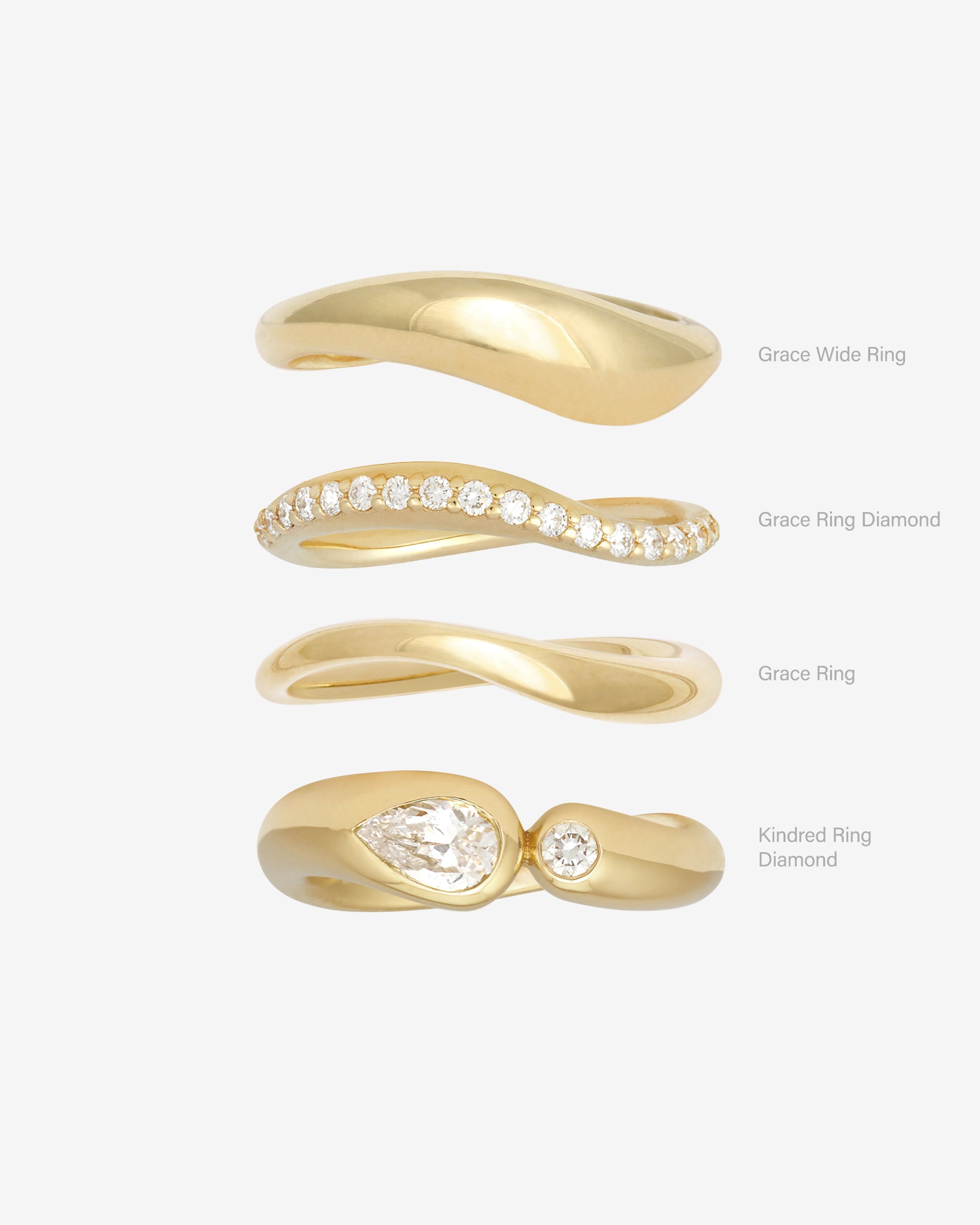 Kindred Ring Diamond Solid Gold