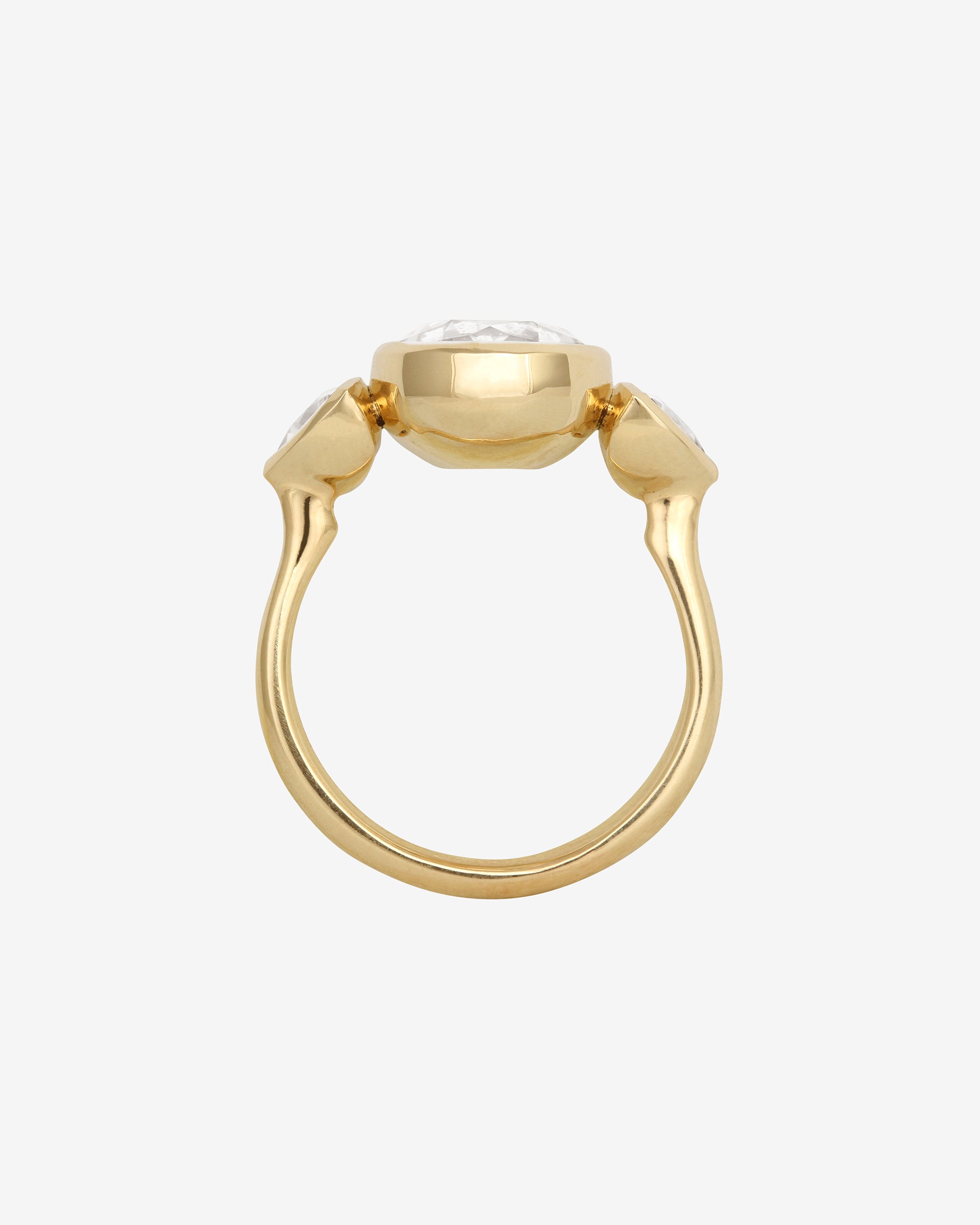 Lumen Trilogy Ring Diamond Solid Gold