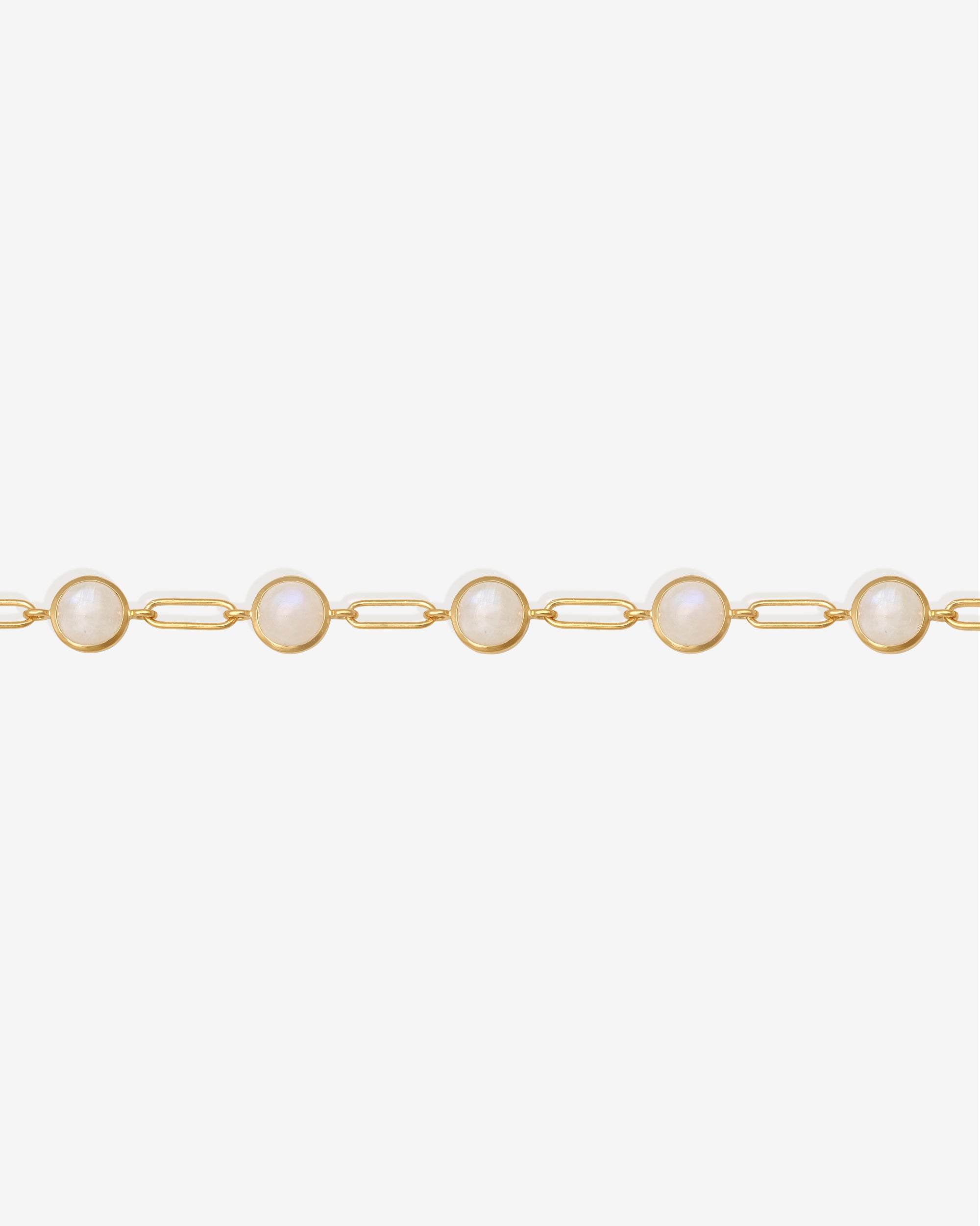 Lumi Bracelet Gold Vermeil set with moonstone