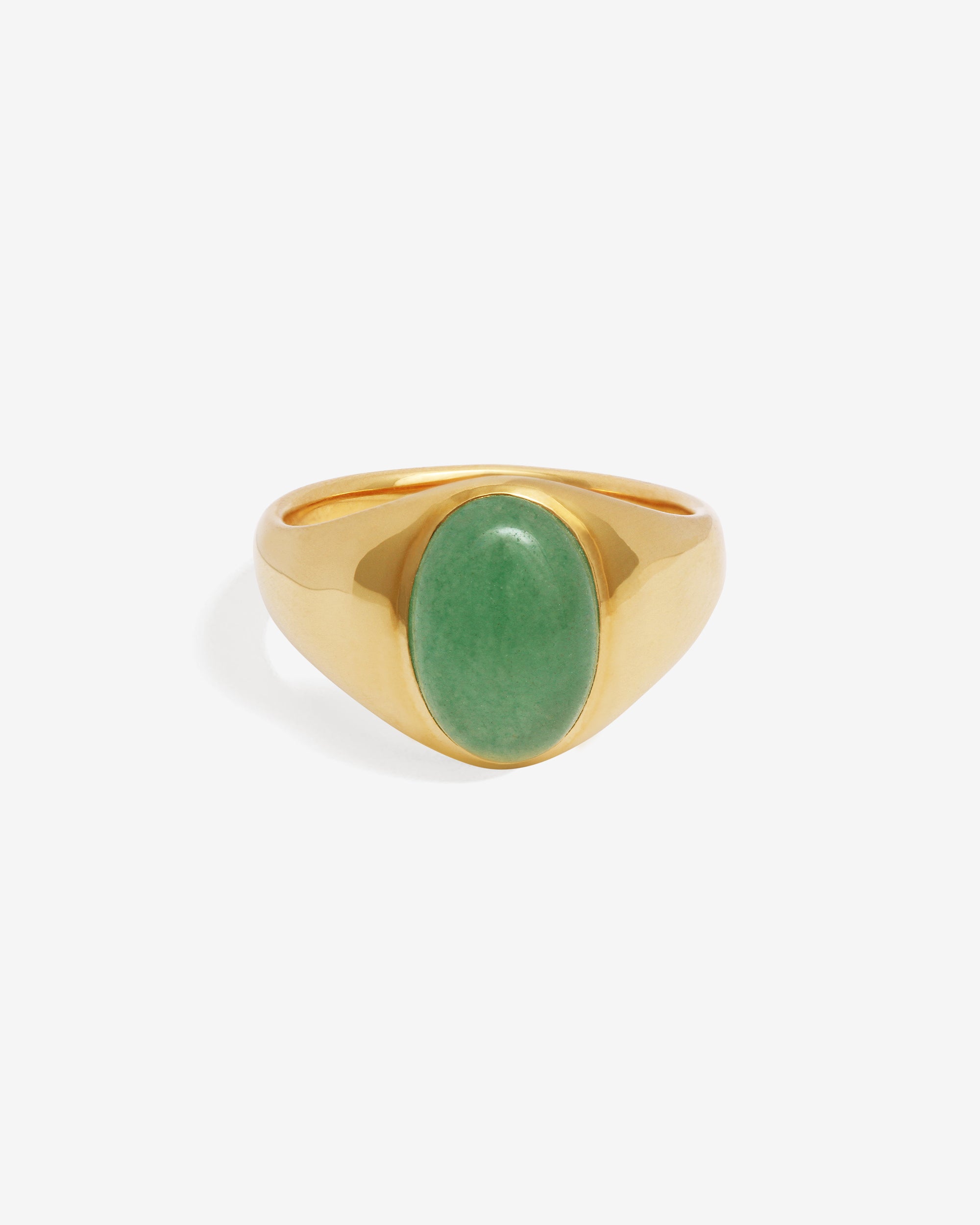 Ma Ring Gold Vermeil set with aventurine