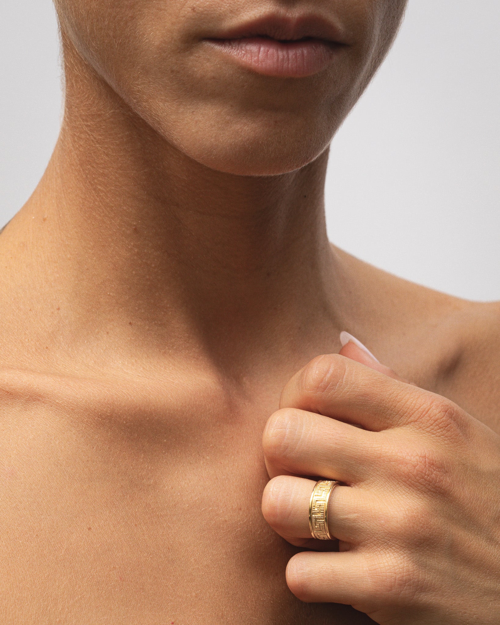 Meander Ring Gold Vermeil