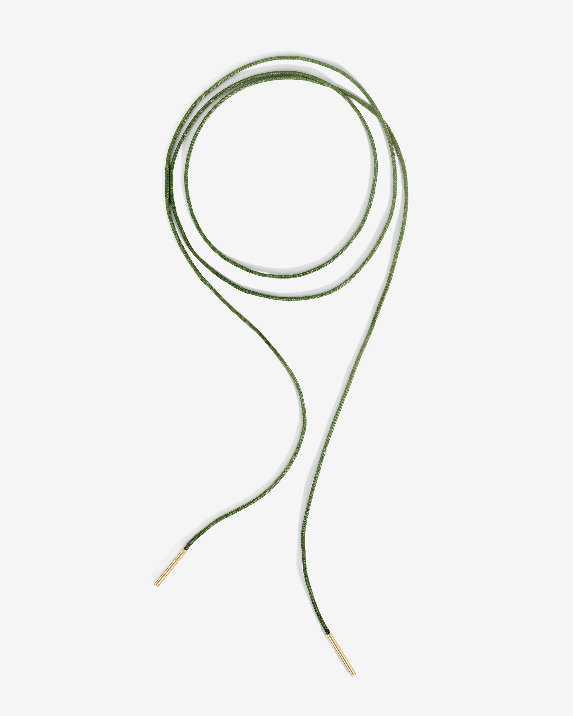 Vitis Cord Necklace Olive Solid Gold