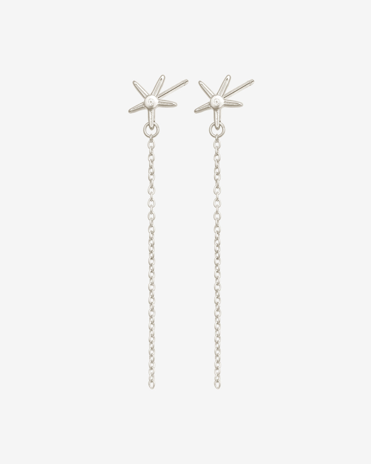 Seba Stud Earrings Silver set with zircon
