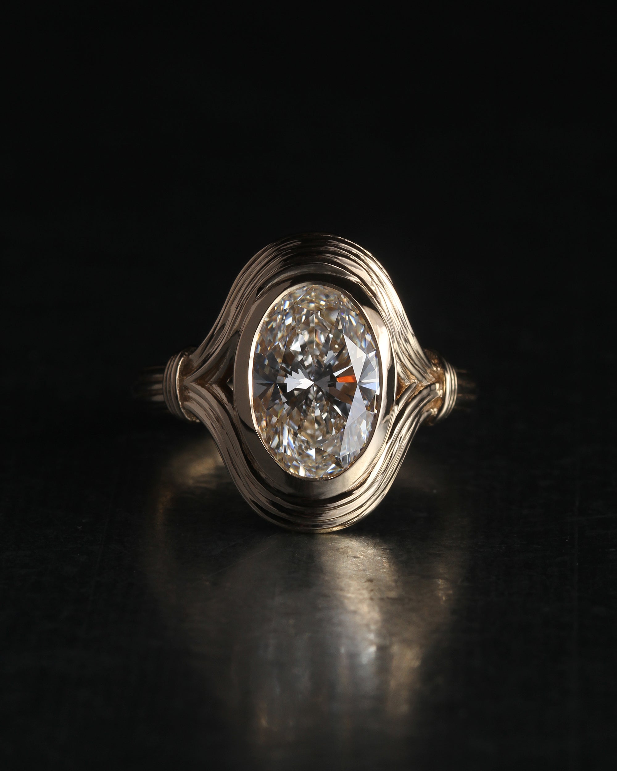 Seren Diamond Ring Solid Gold