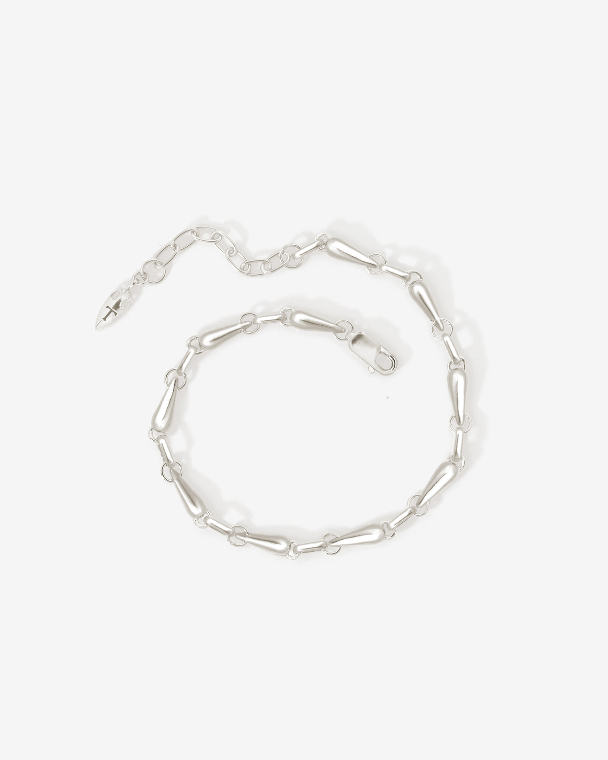 Stilla Bracelet Silver, viewed from above