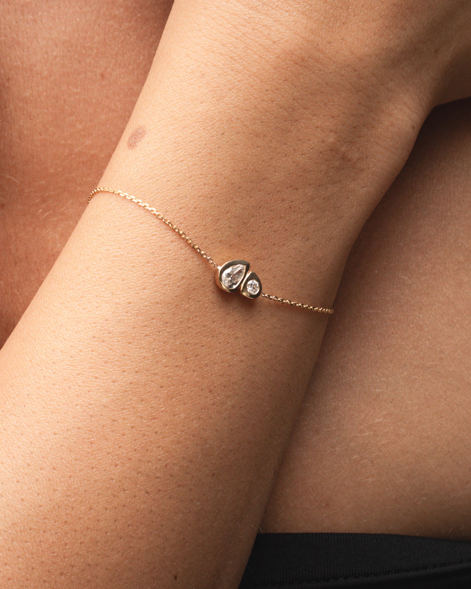 Synergy Bracelet Diamond Solid Gold