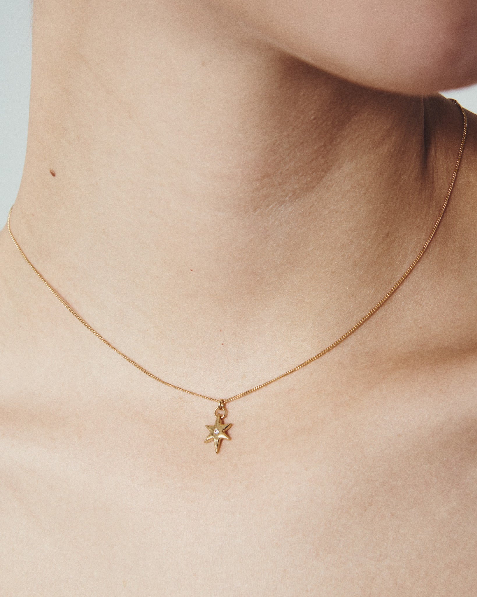 Electra Necklace Gold Vermeil, worn