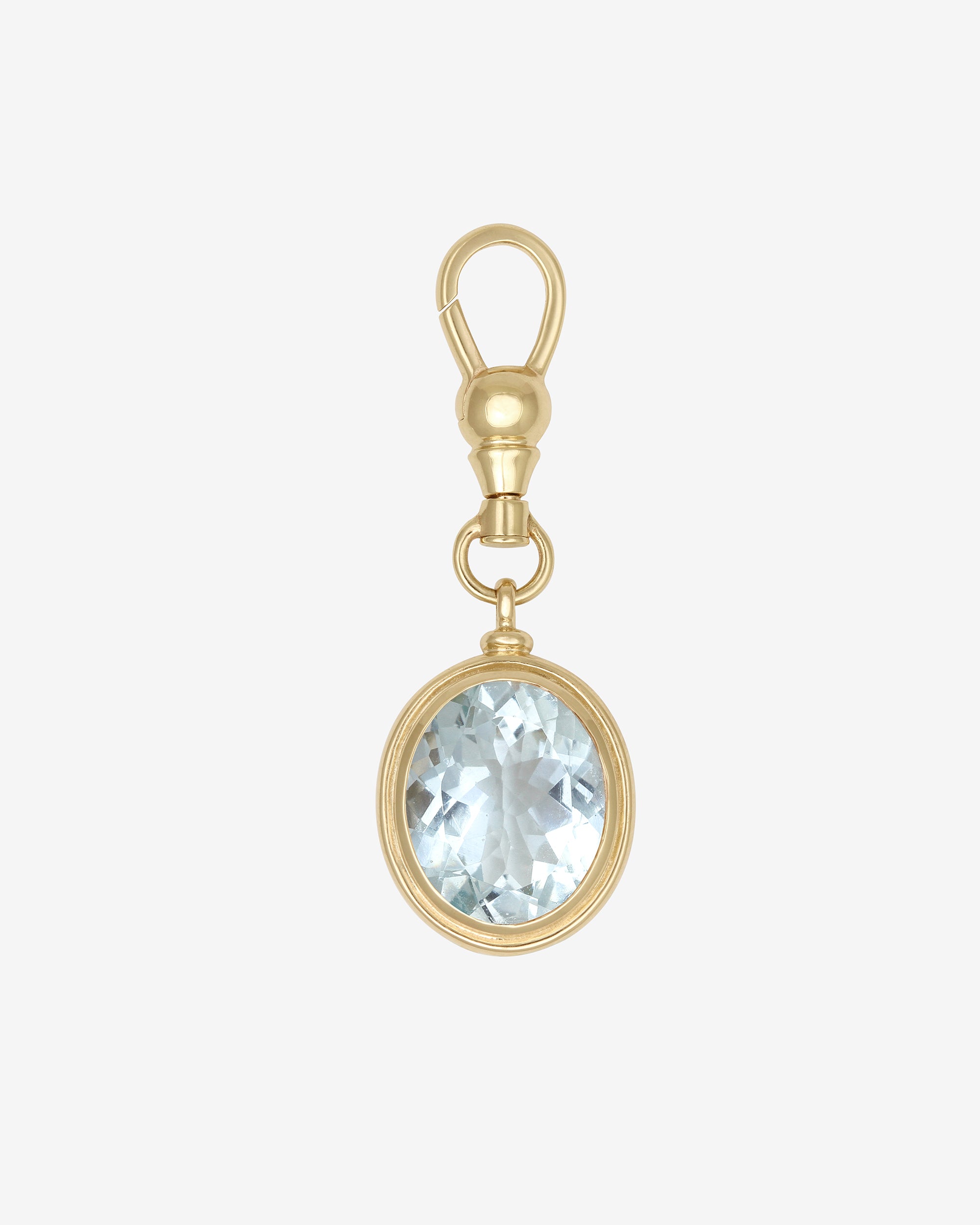 Uma Aquamarine Pendant Solid Gold