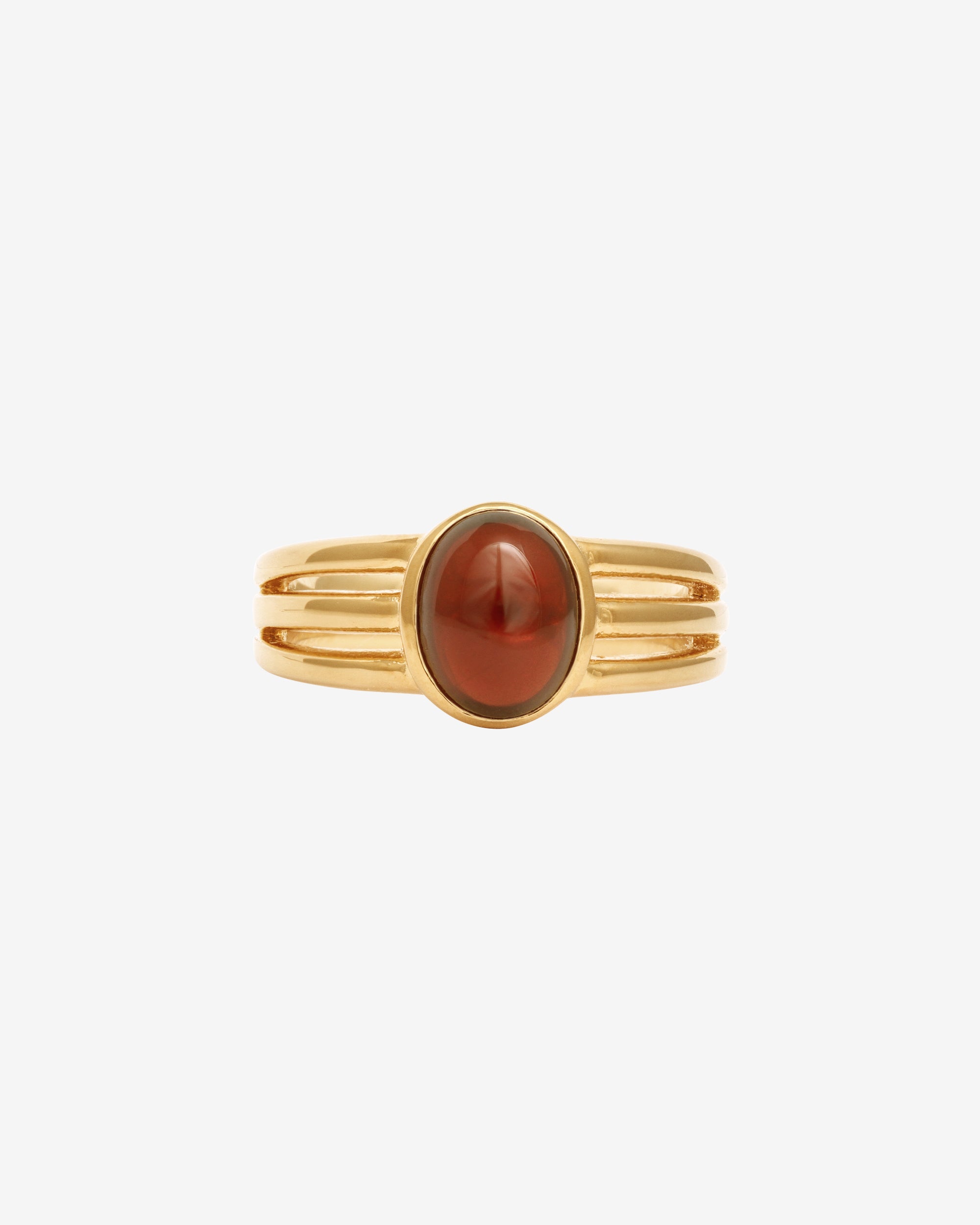 Vega Ring Gold Vermeil, viewed from above