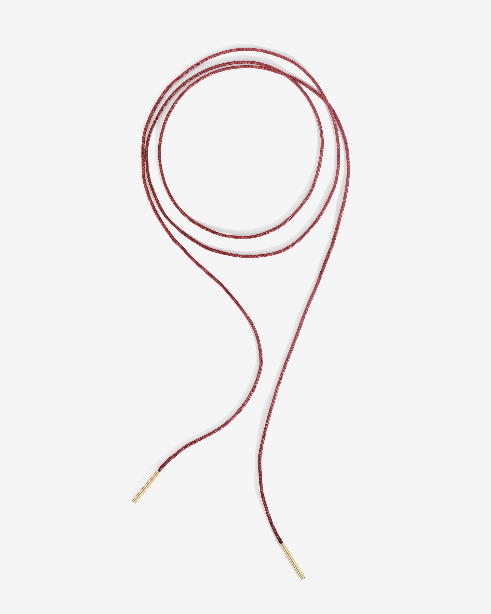 Vitis Cord Necklace Wine Solid Gold 