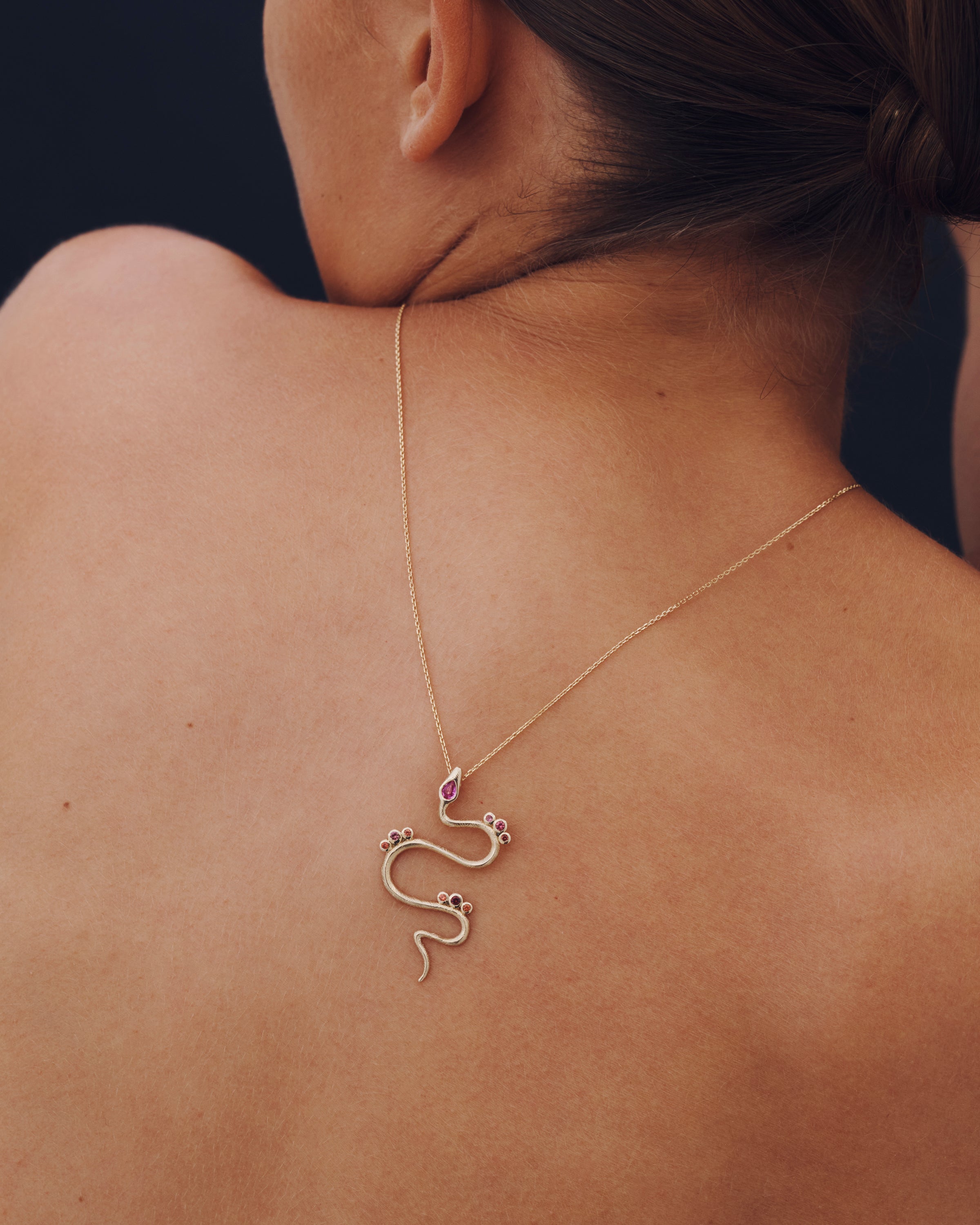 Temple of the Sun Aala Necklace Solid Gold