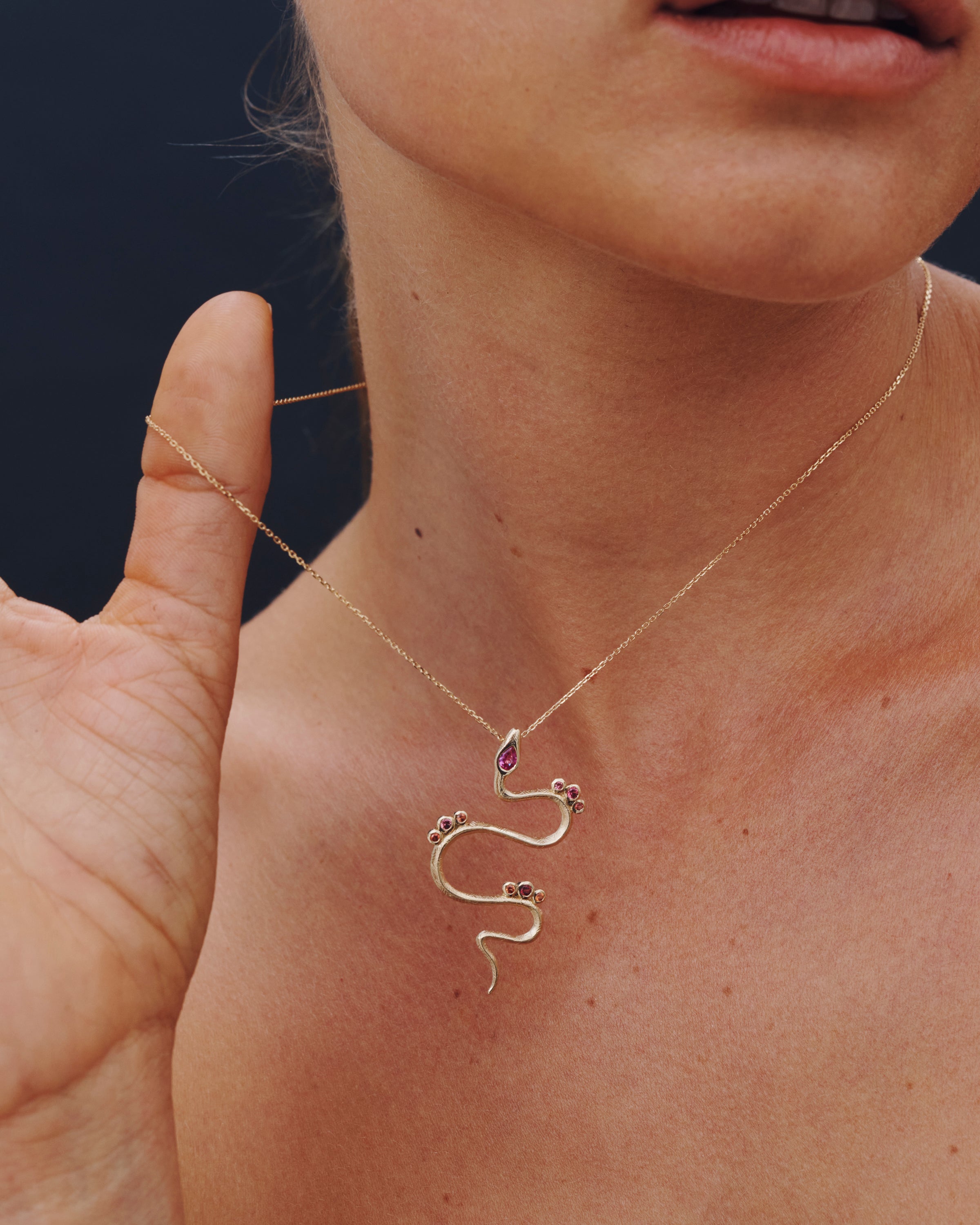 Temple of the Sun Aala Necklace Solid Gold