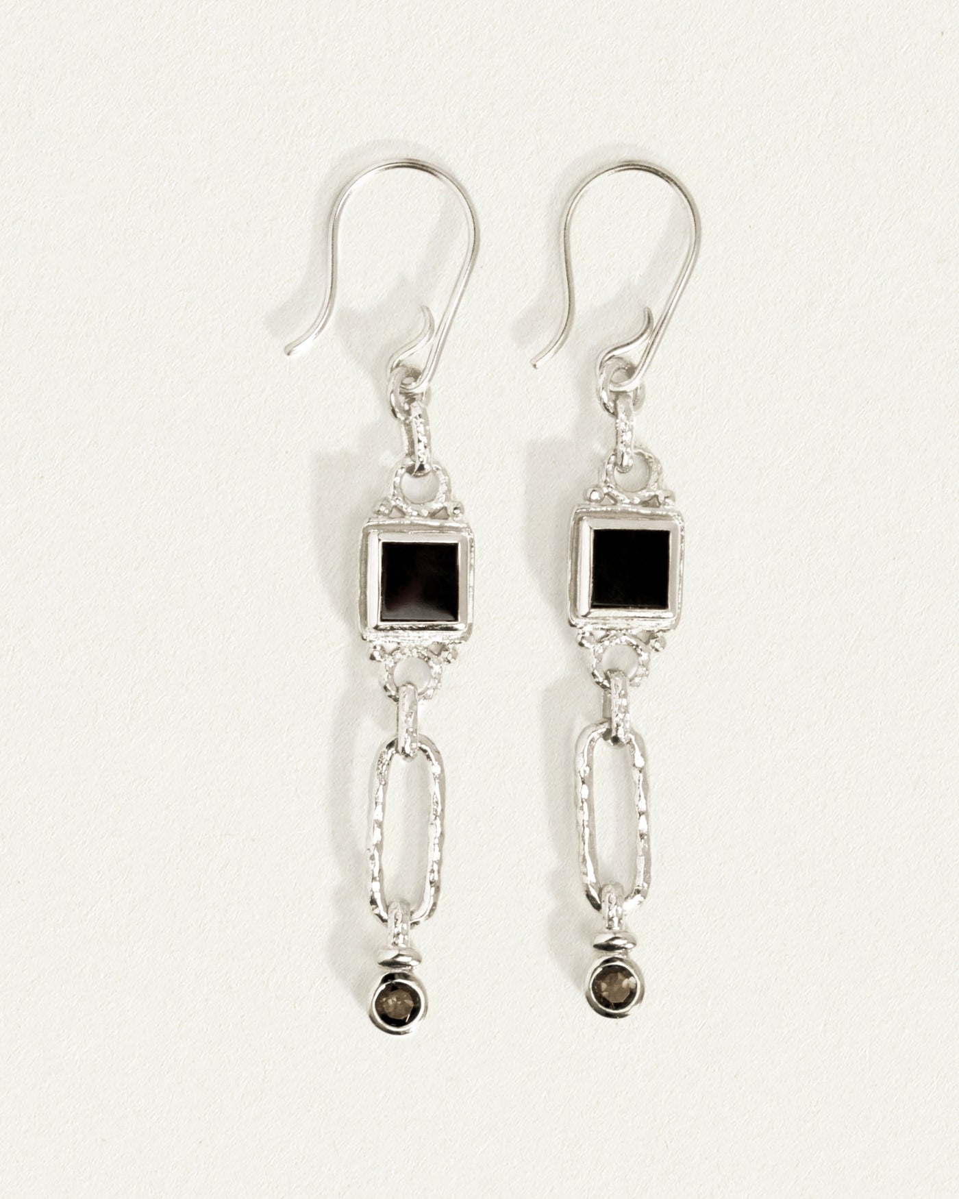 Silver store shop earrings