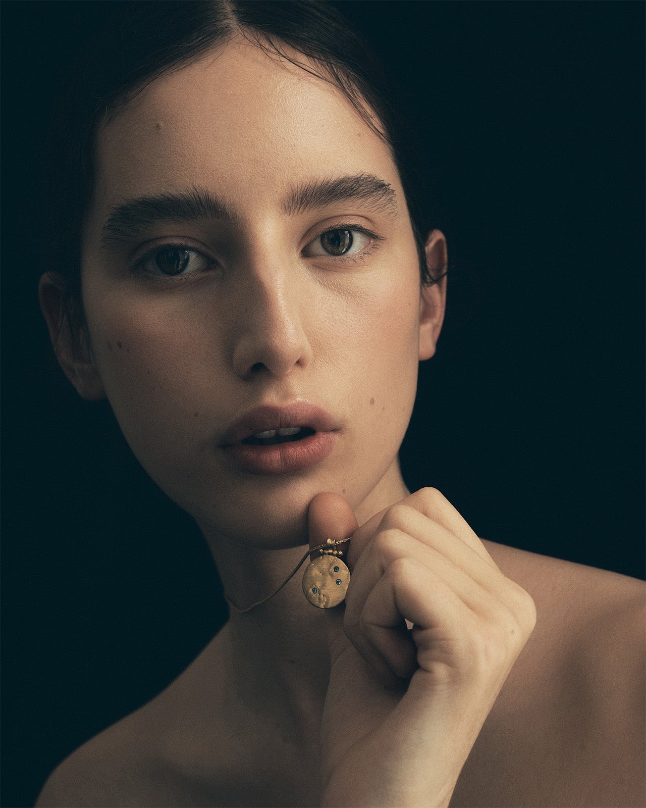 Temple of the Sun Agni Necklace Gold Vermeil