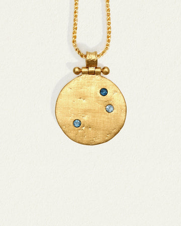 Temple of the Sun Agni Necklace Gold Vermeil