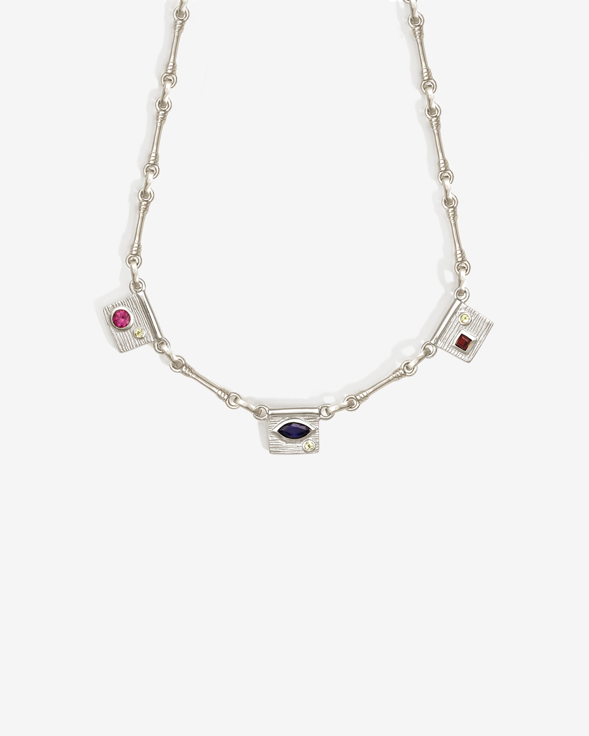 Temple of the Sun Alana Necklace Silver