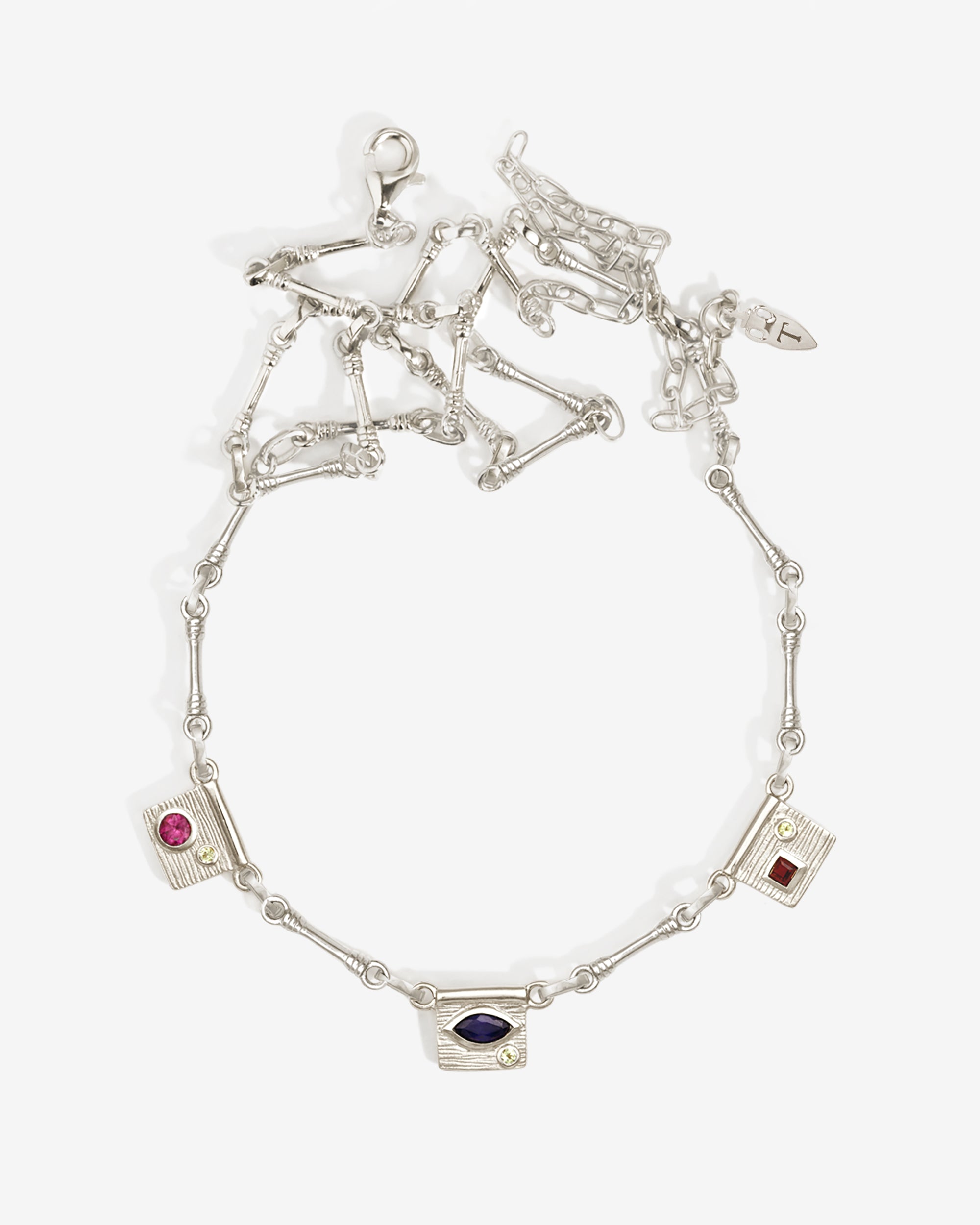 Temple of the Sun Alana Necklace Silver