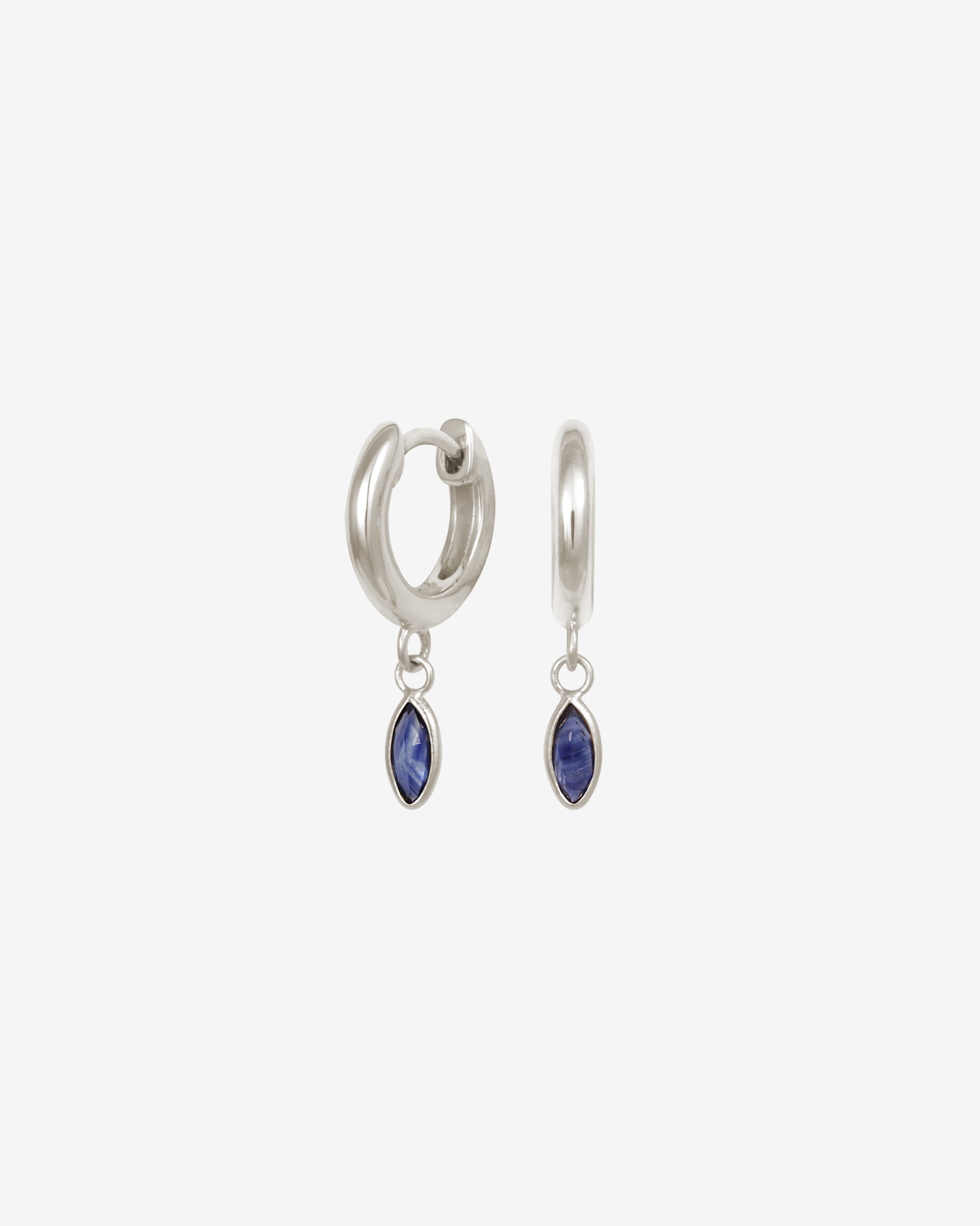 Temple of the Sun Alessandra Earrings Iolite Silver
