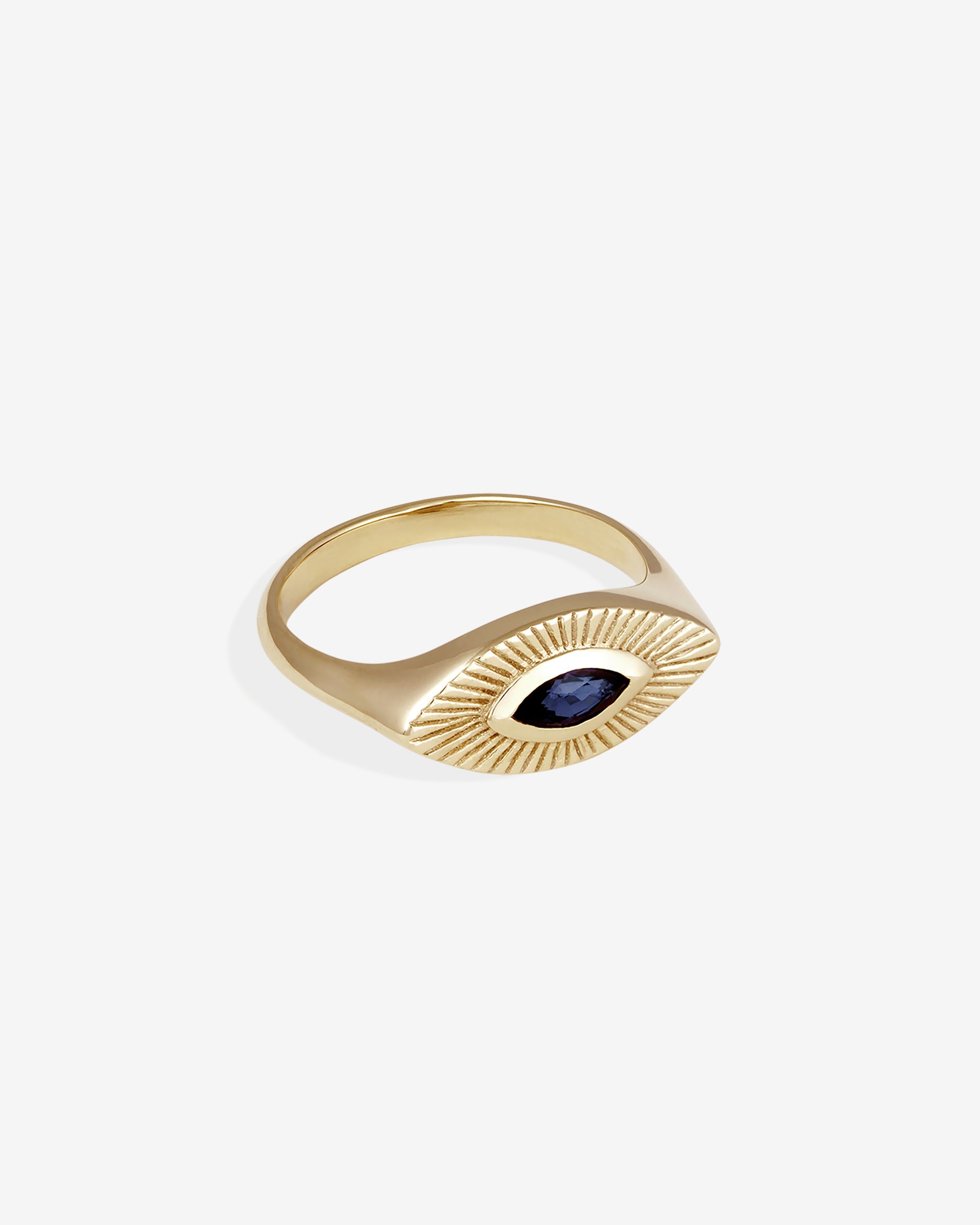 Temple of the Sun Alessia Ring Blue Sapphire Solid Gold