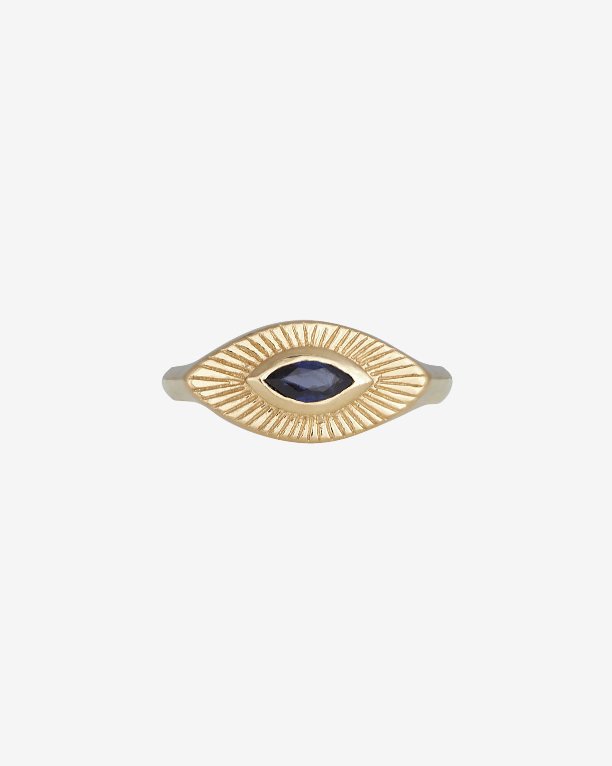 Temple of the Sun Alessia Ring Blue Sapphire Solid Gold