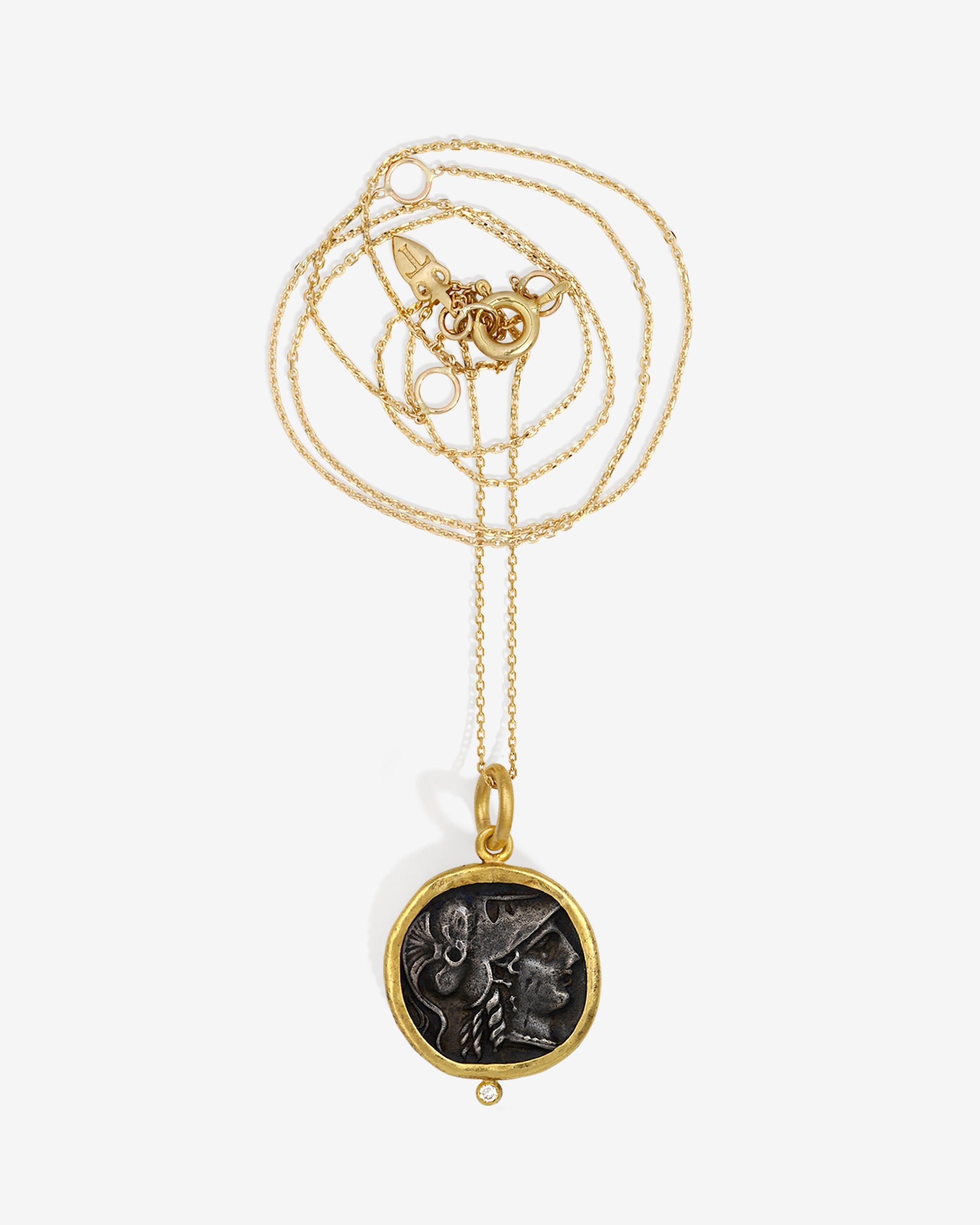 Temple of the Sun Alexander Necklace Diamond Solid Gold