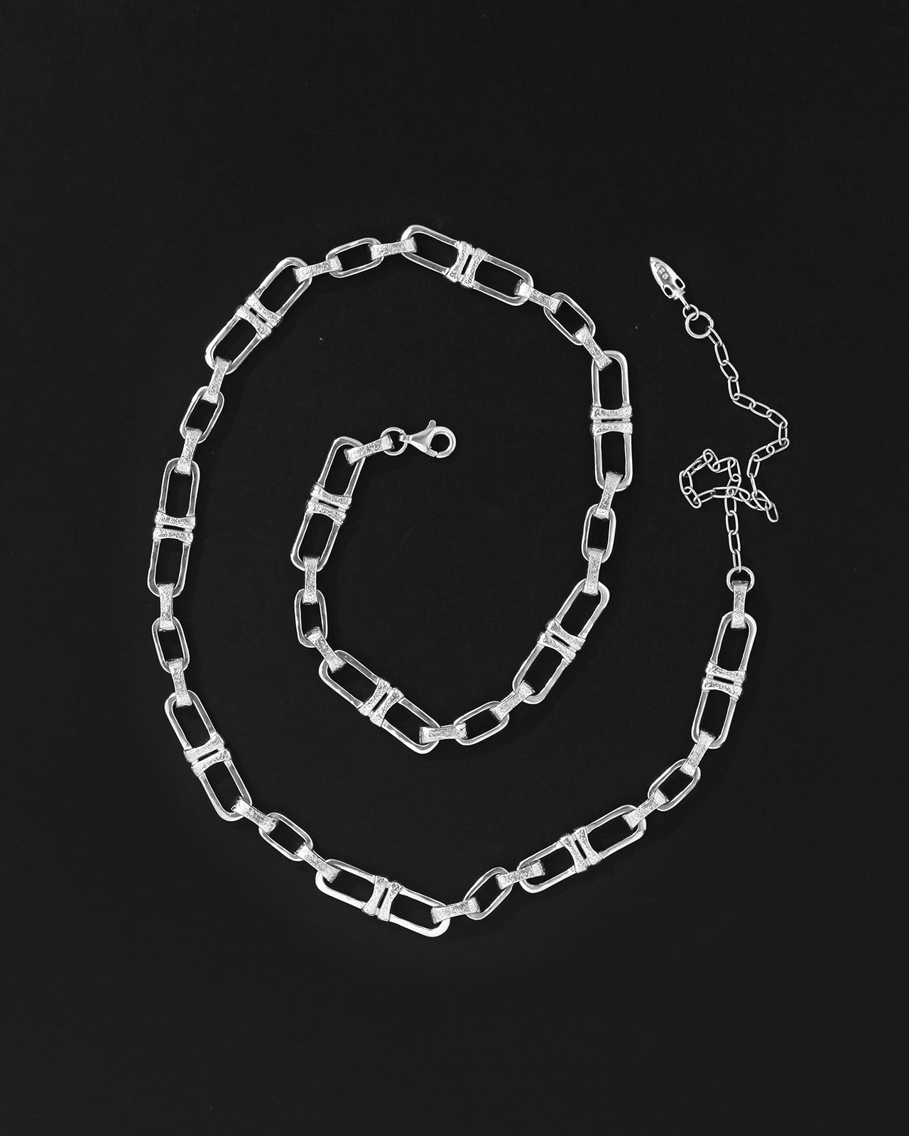 Temple of the Sun Alida Dual Anchor Chain Silver