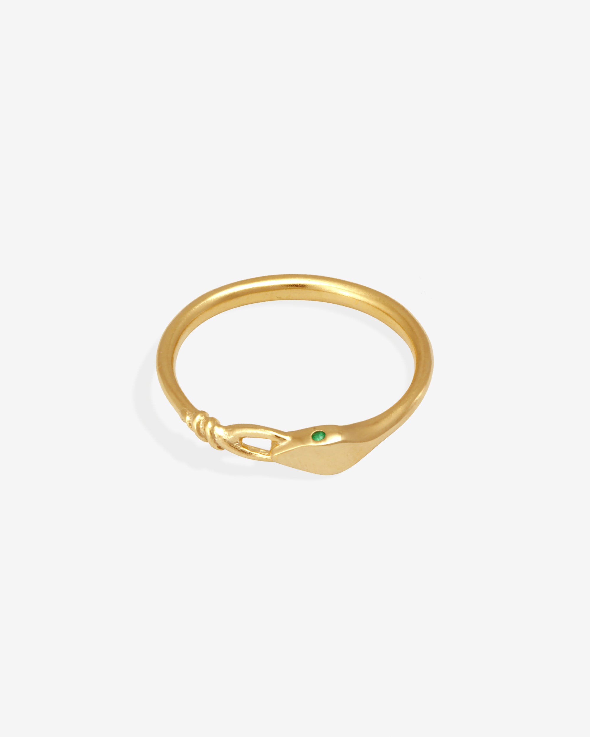 Temple of the Sun Althea Ring Emerald Gold Vermeil