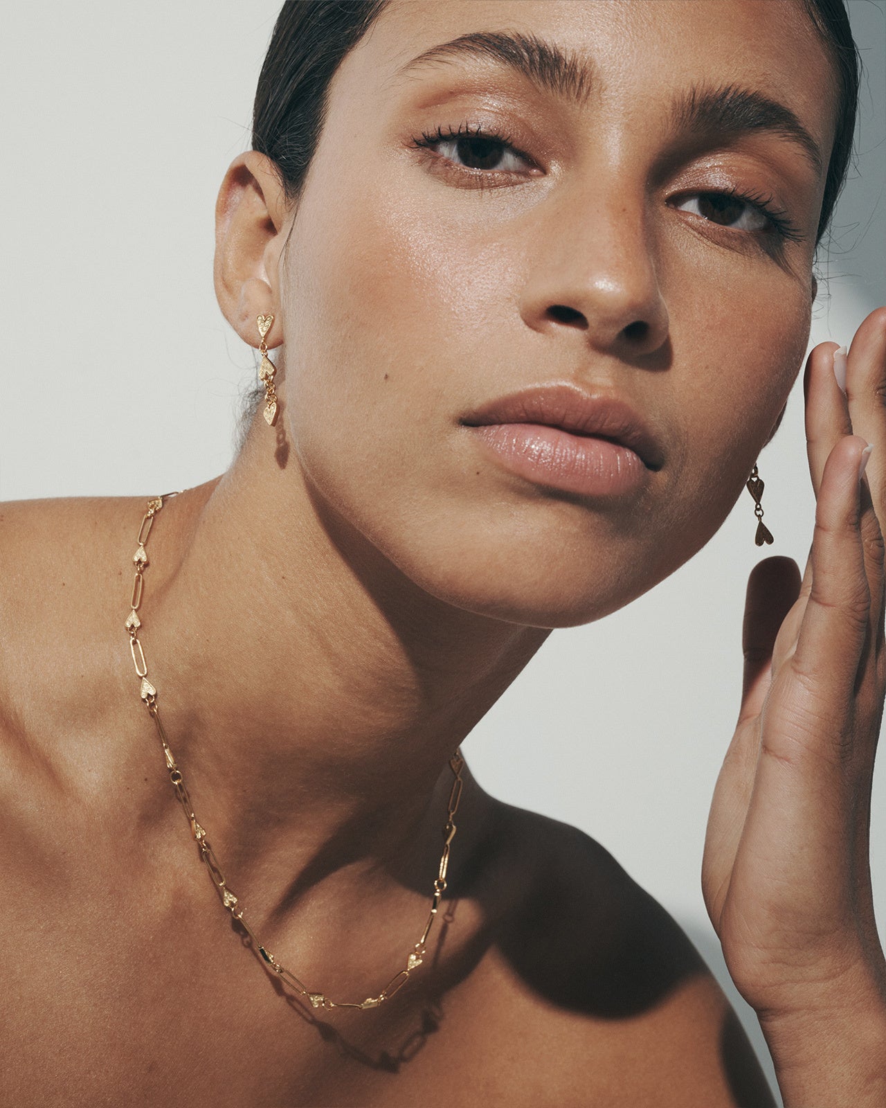 Temple of the Sun Amore Chain Necklace Gold Vermeil