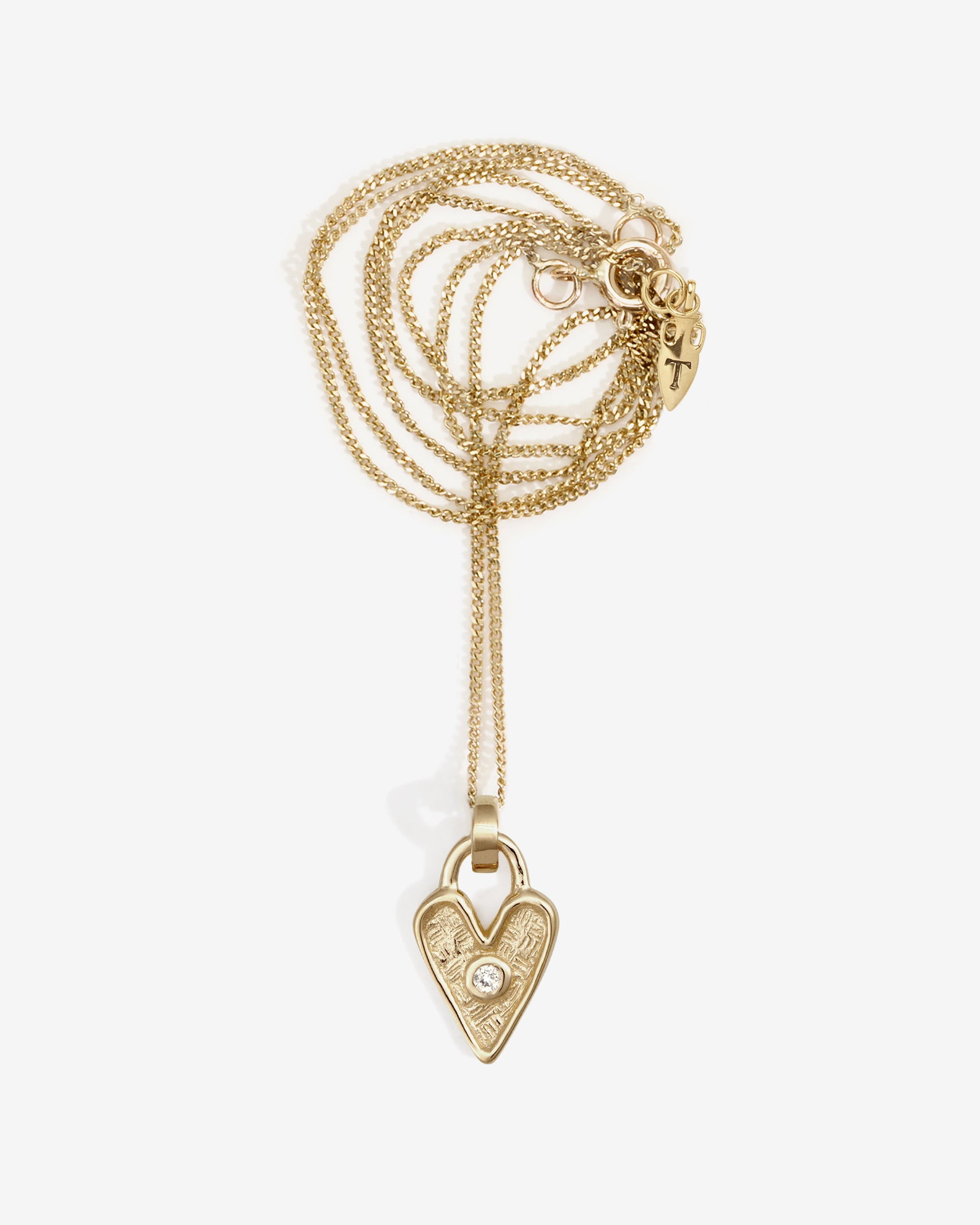 Temple of the Sun Amore Necklace Diamond Solid Gold
