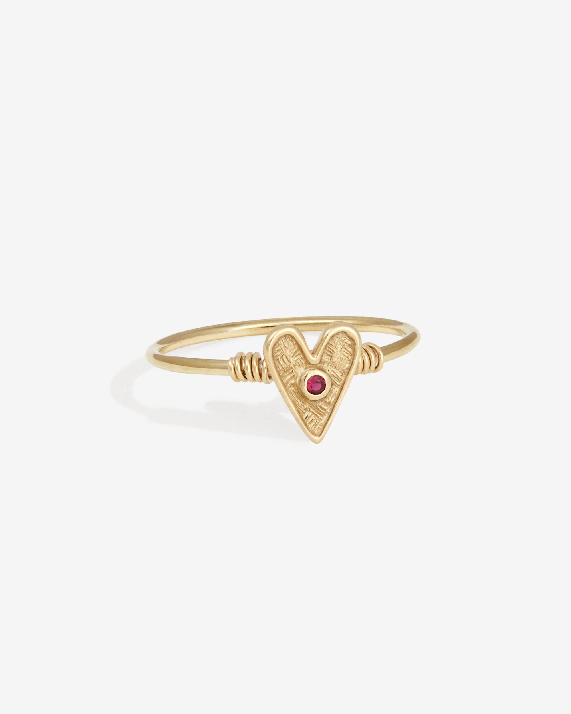 Temple of the Sun Amore Ring Ruby Solid Gold