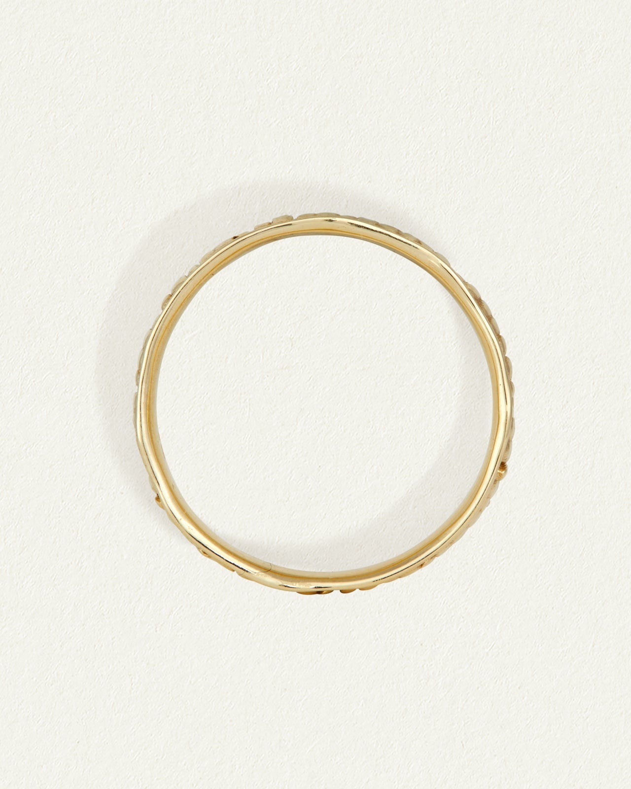 Temple of the Sun Arete Band Solid Gold