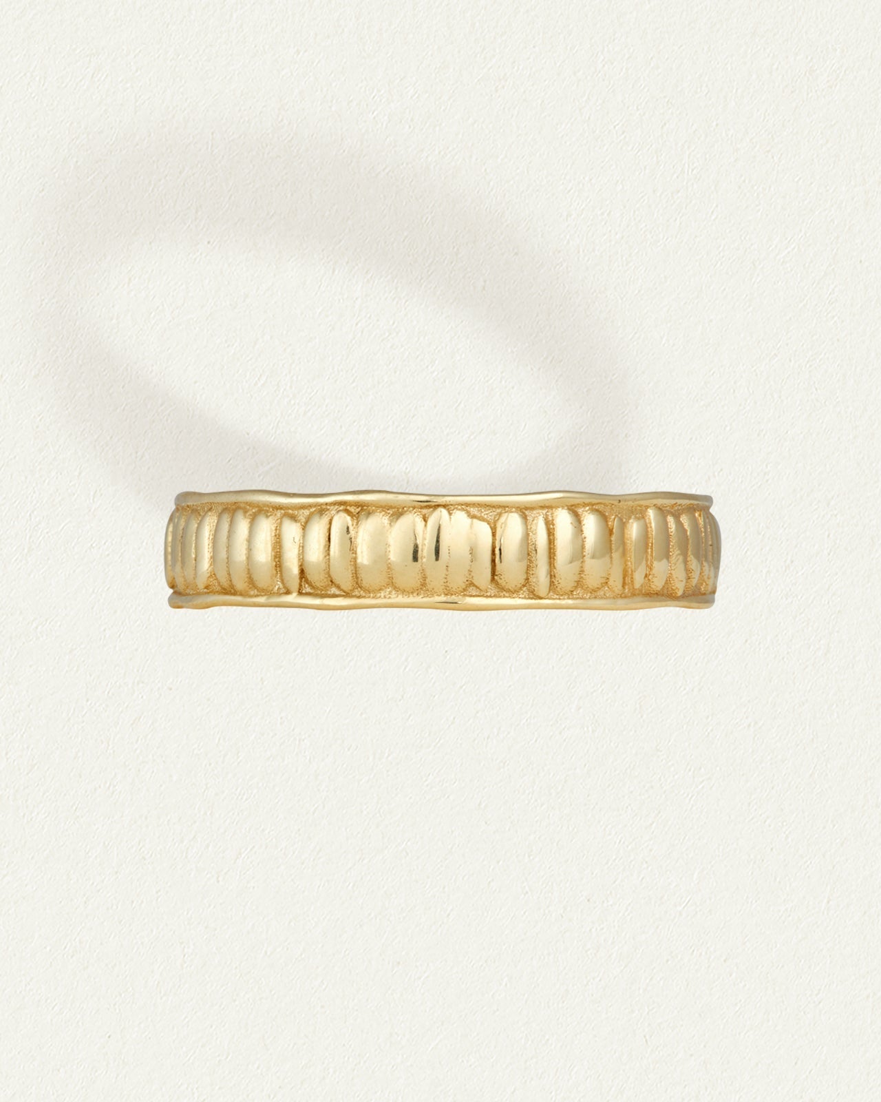 Temple of the Sun Arete Band Solid Gold