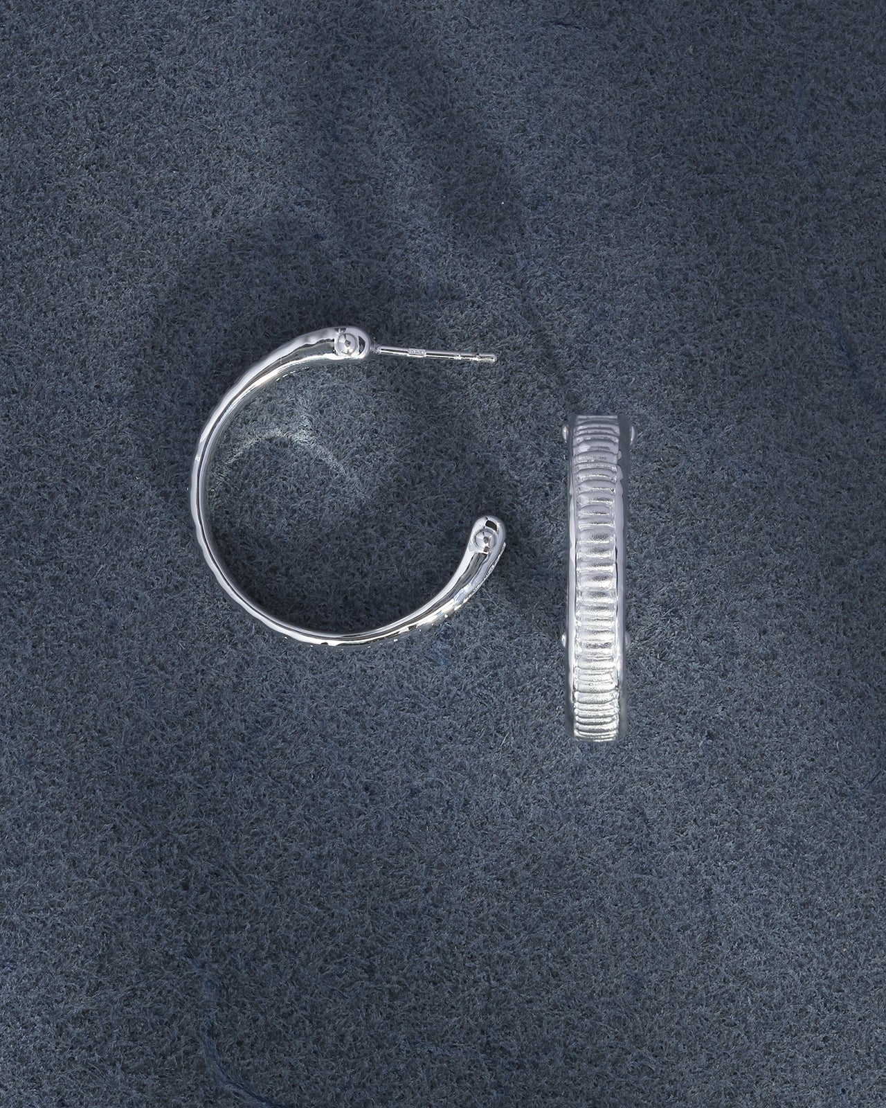 Temple of the Sun Arete Hoops Silver