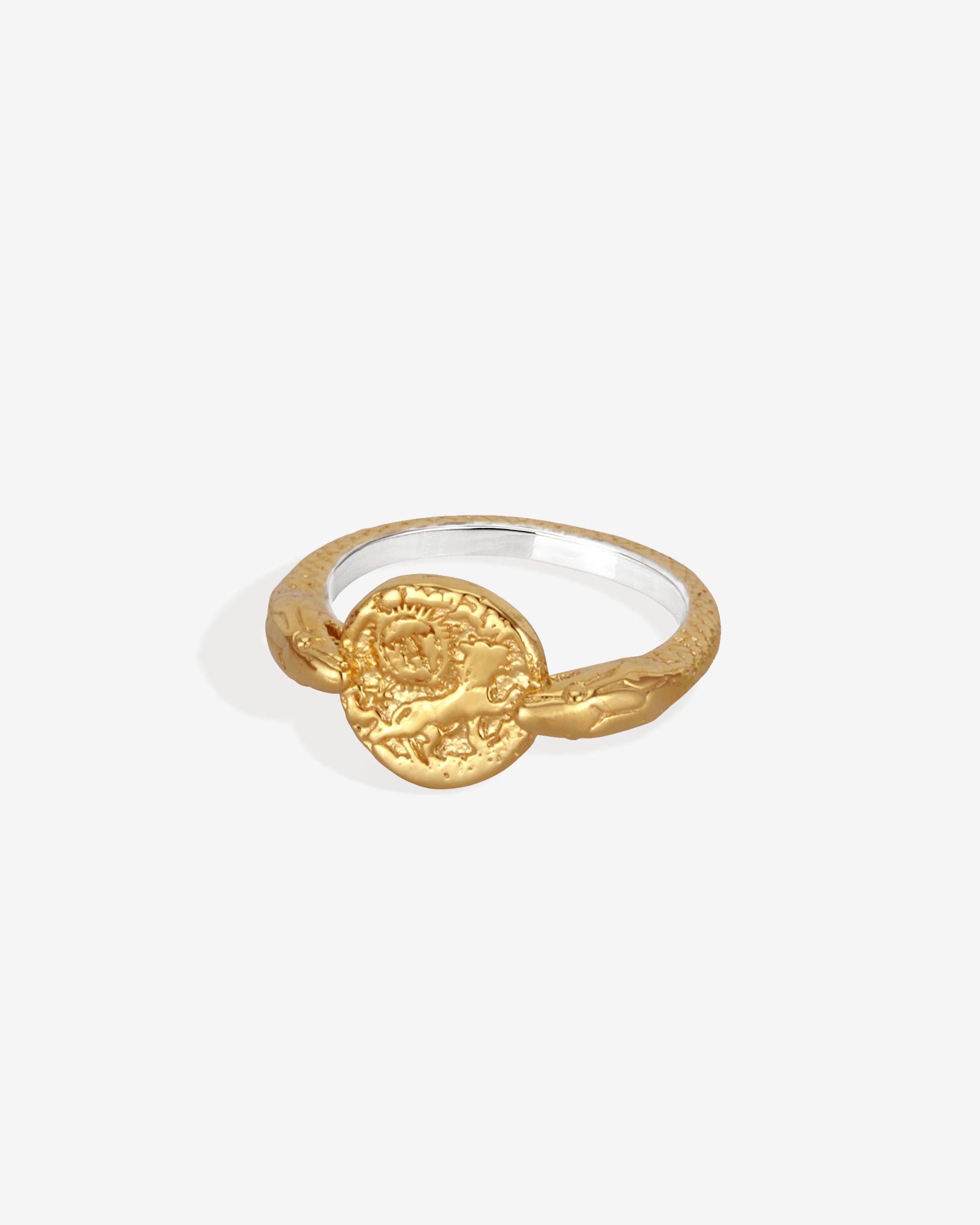 Temple of the Sun Aria Ring Gold Vermeil