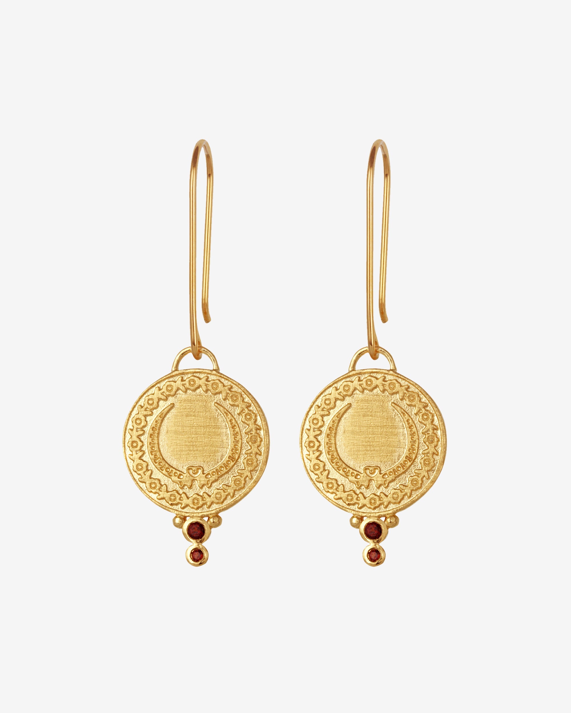 Temple of the Sun Ariana Earrings Gold Vermeil