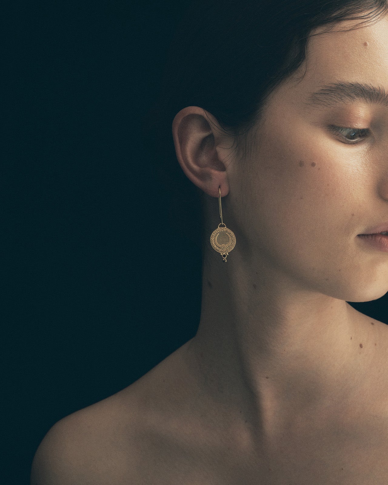 Temple of the Sun Ariana Earrings Gold Vermeil