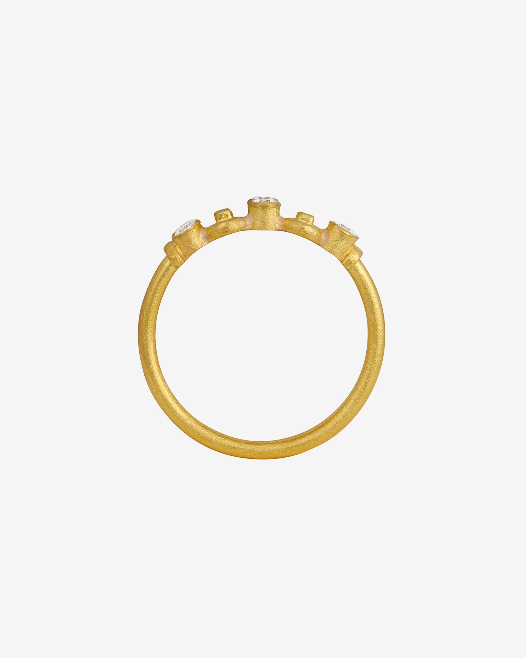 Temple of the Sun Asante Ring Diamond Solid Gold