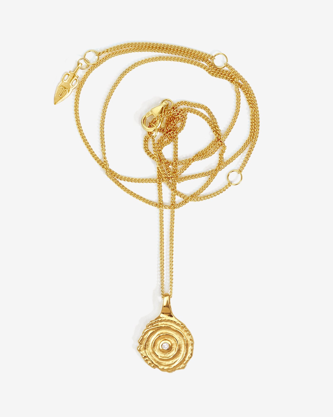 【TEMPLE OF THE SUN】Aster 18kゴールドネックレス/ダイア/MIRA Aster Necklace Diamond Gold Vermeil – Temple of the Sun