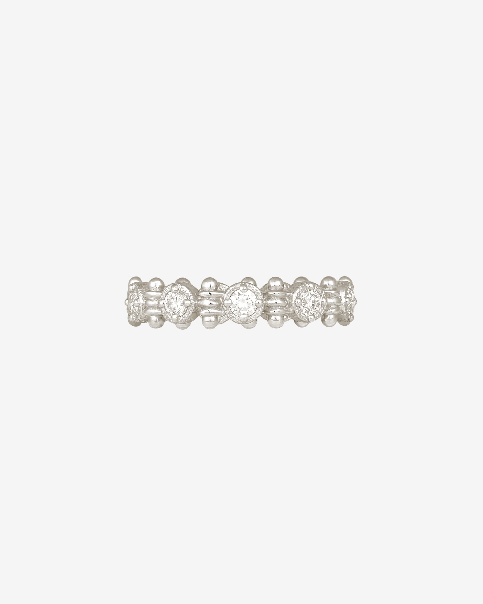 Temple of the Sun Asteria Eternity Ring Diamond Platinum