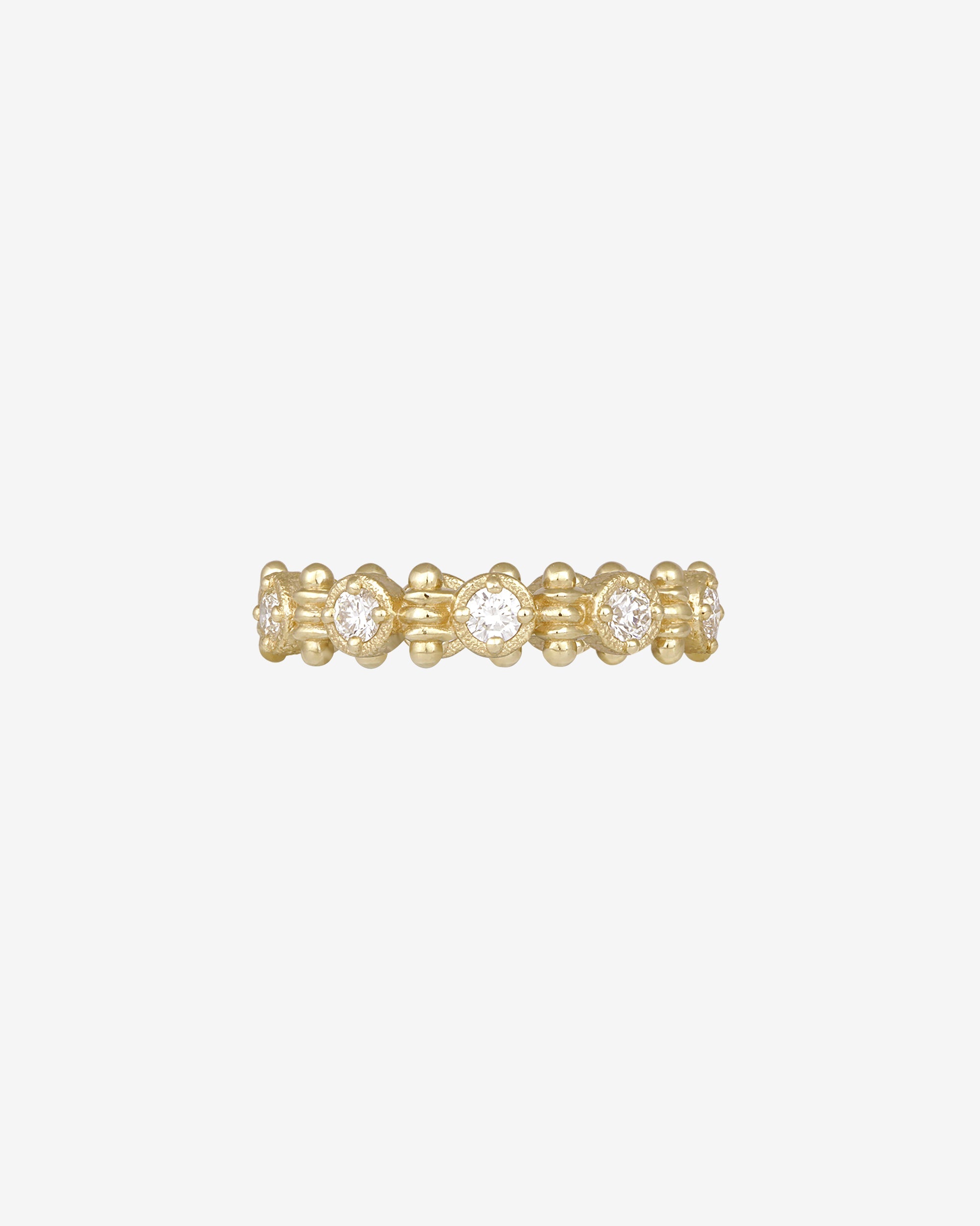 Temple of the Sun Asteria Eternity Ring Diamond Solid Gold