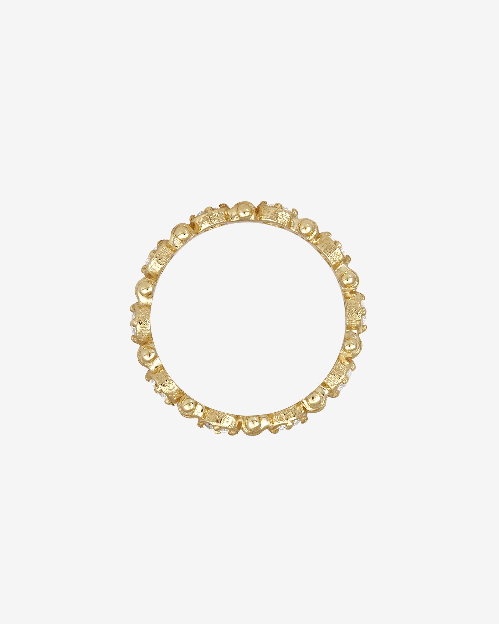 Temple of the Sun Asteria Eternity Ring Diamond Solid Gold