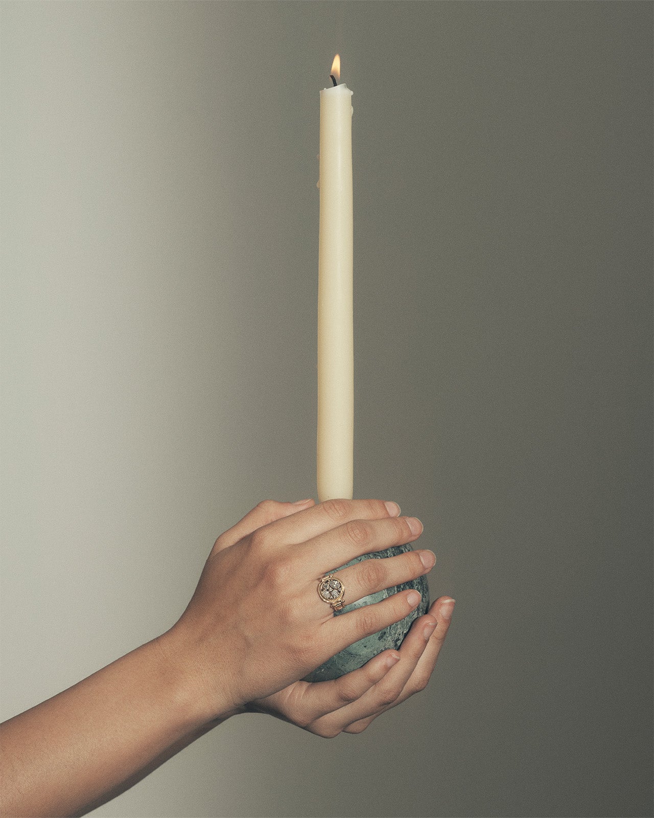 Temple of the Sun Asteria Ring Diamond Solid Gold