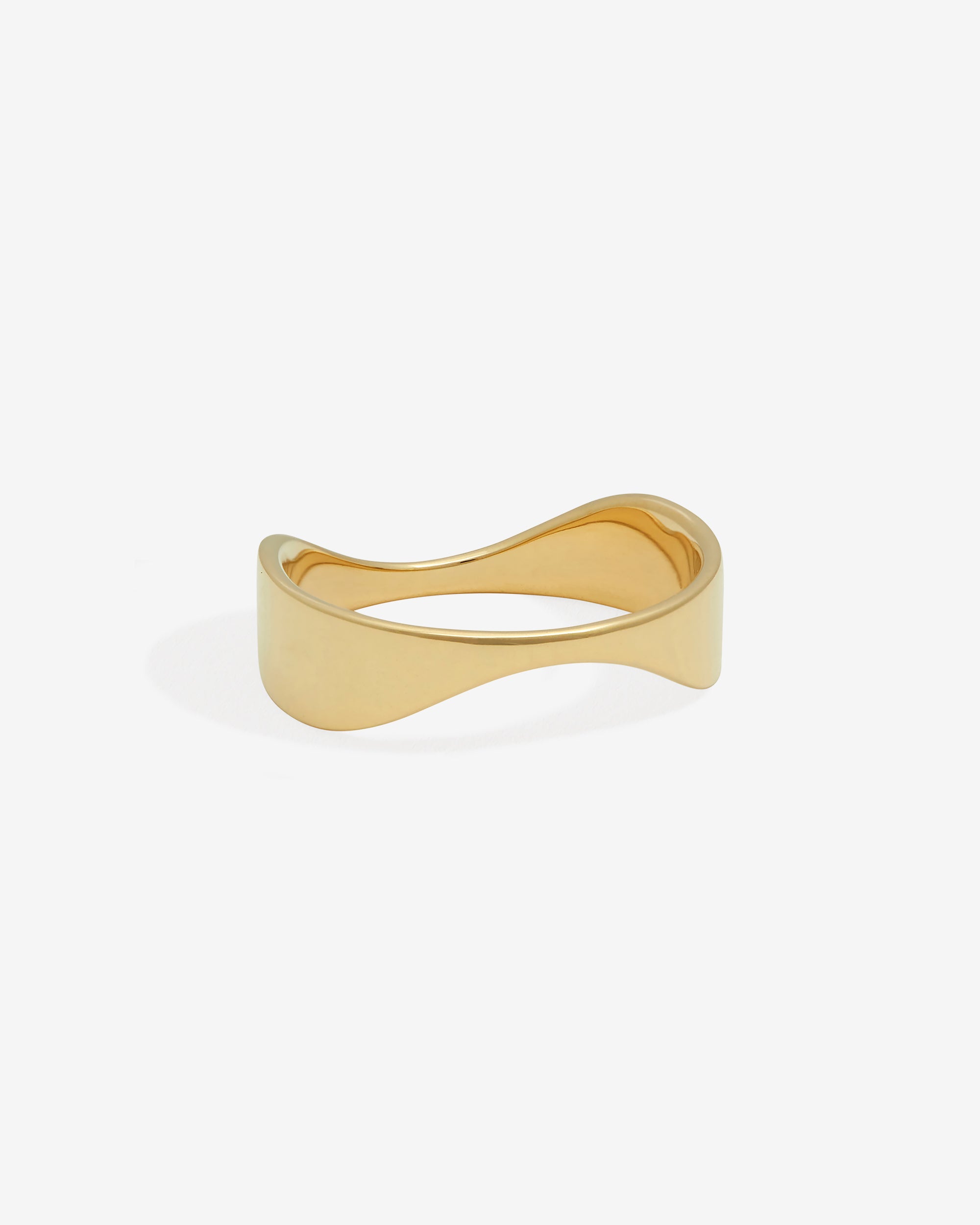 Temple of the Sun Asteria Wide Arch Ring Solid Gold