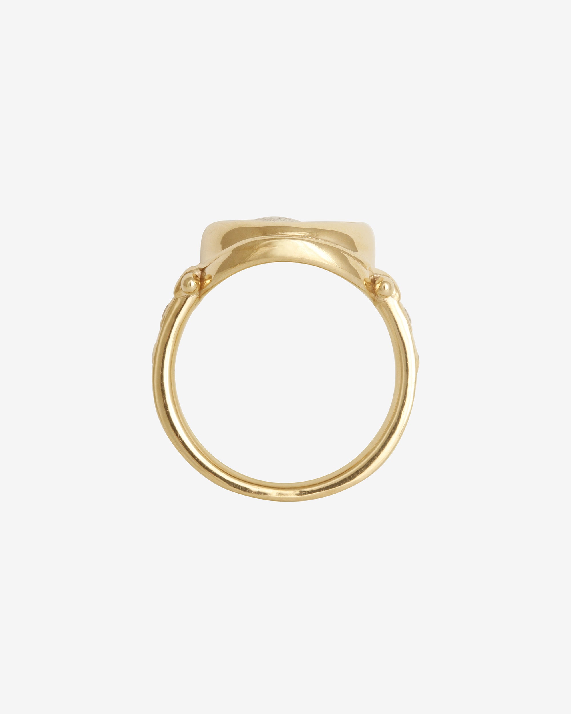 Temple of the Sun Atticus Intaglio Ring Wolf Solid Gold