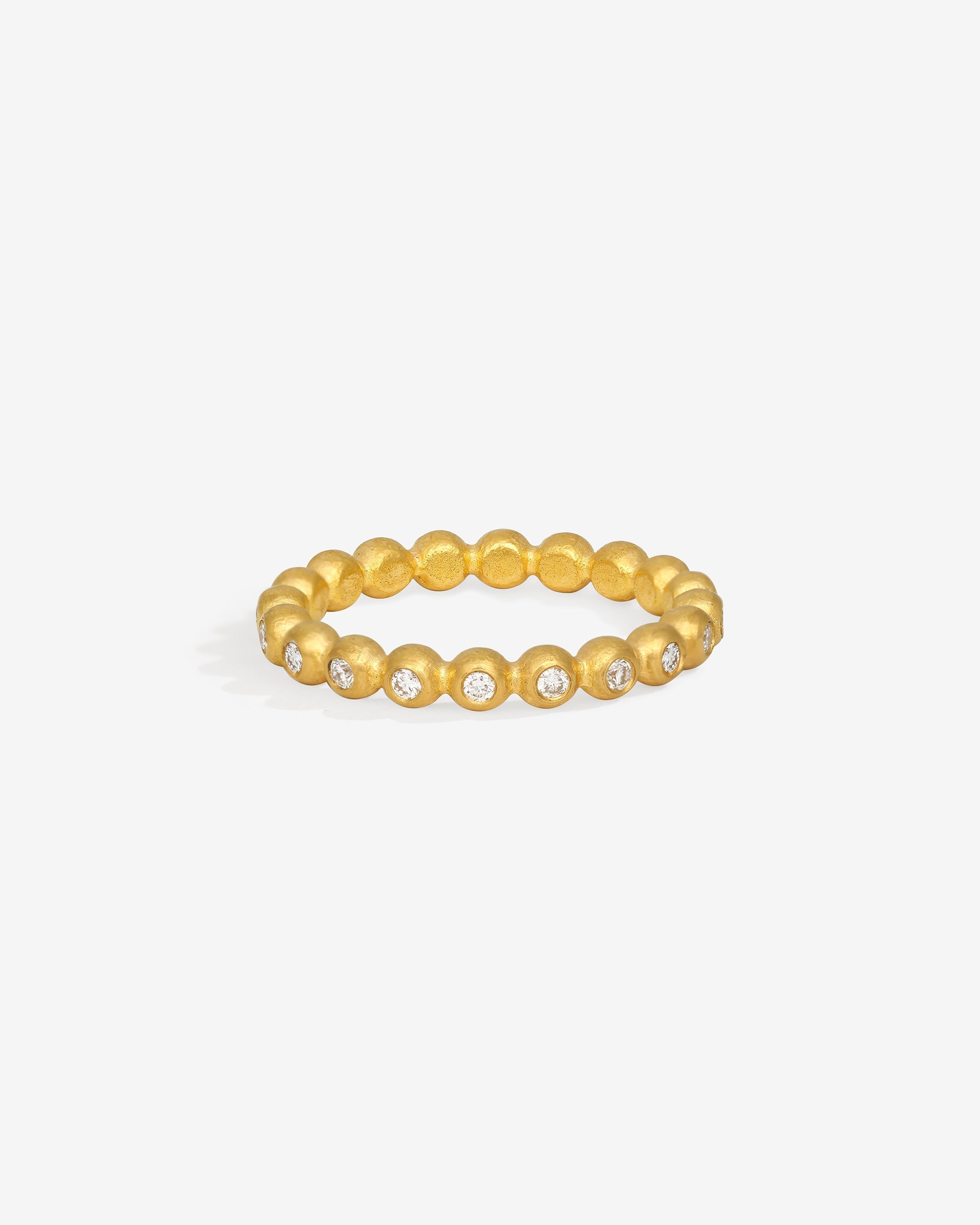 Temple of the Sun Ayana Eternity Ring Diamond Solid Gold