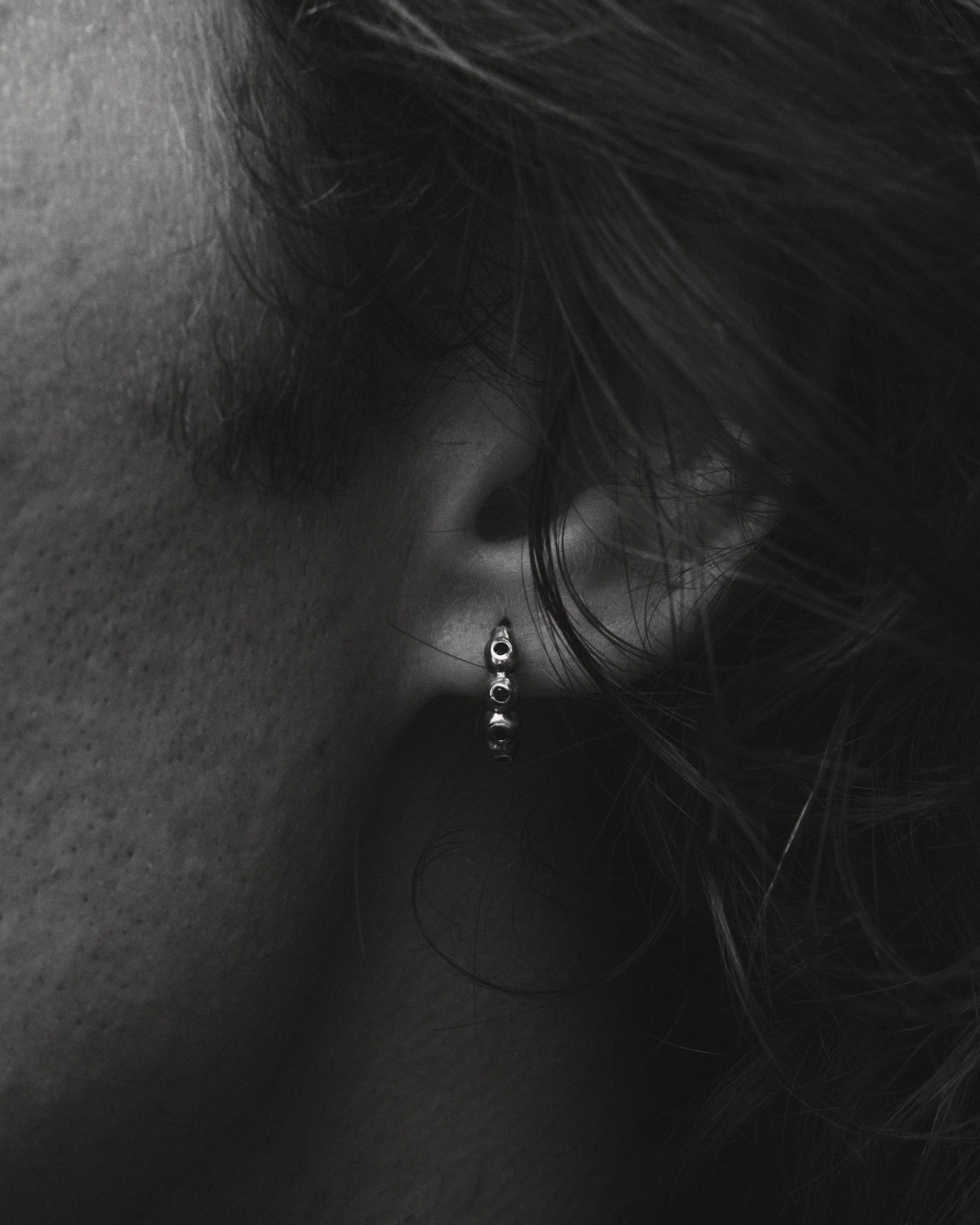 Temple of the Sun Ayana Huggies Topaz Silver