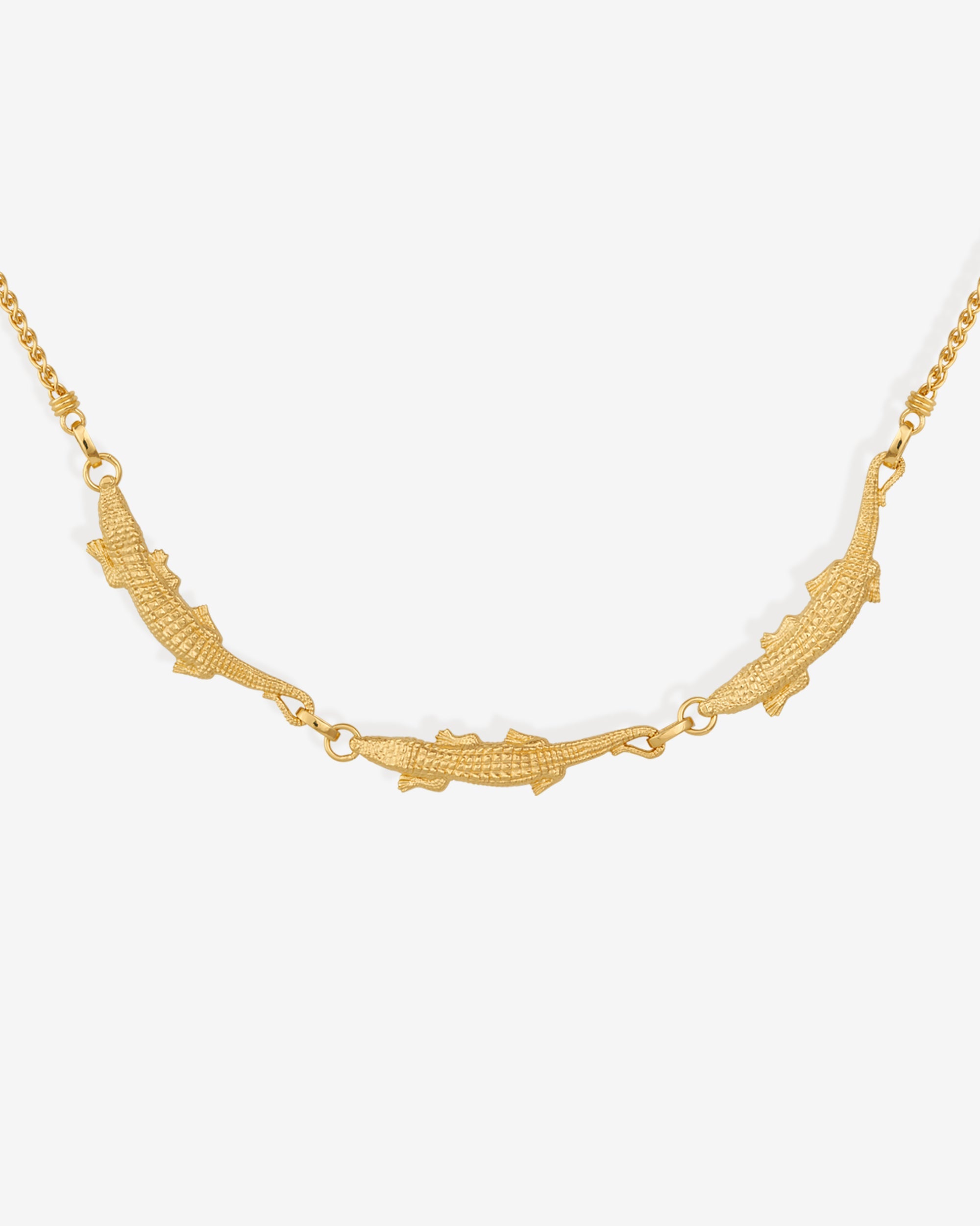 Temple of the Sun Bask Statement Necklace Gold Vermeil