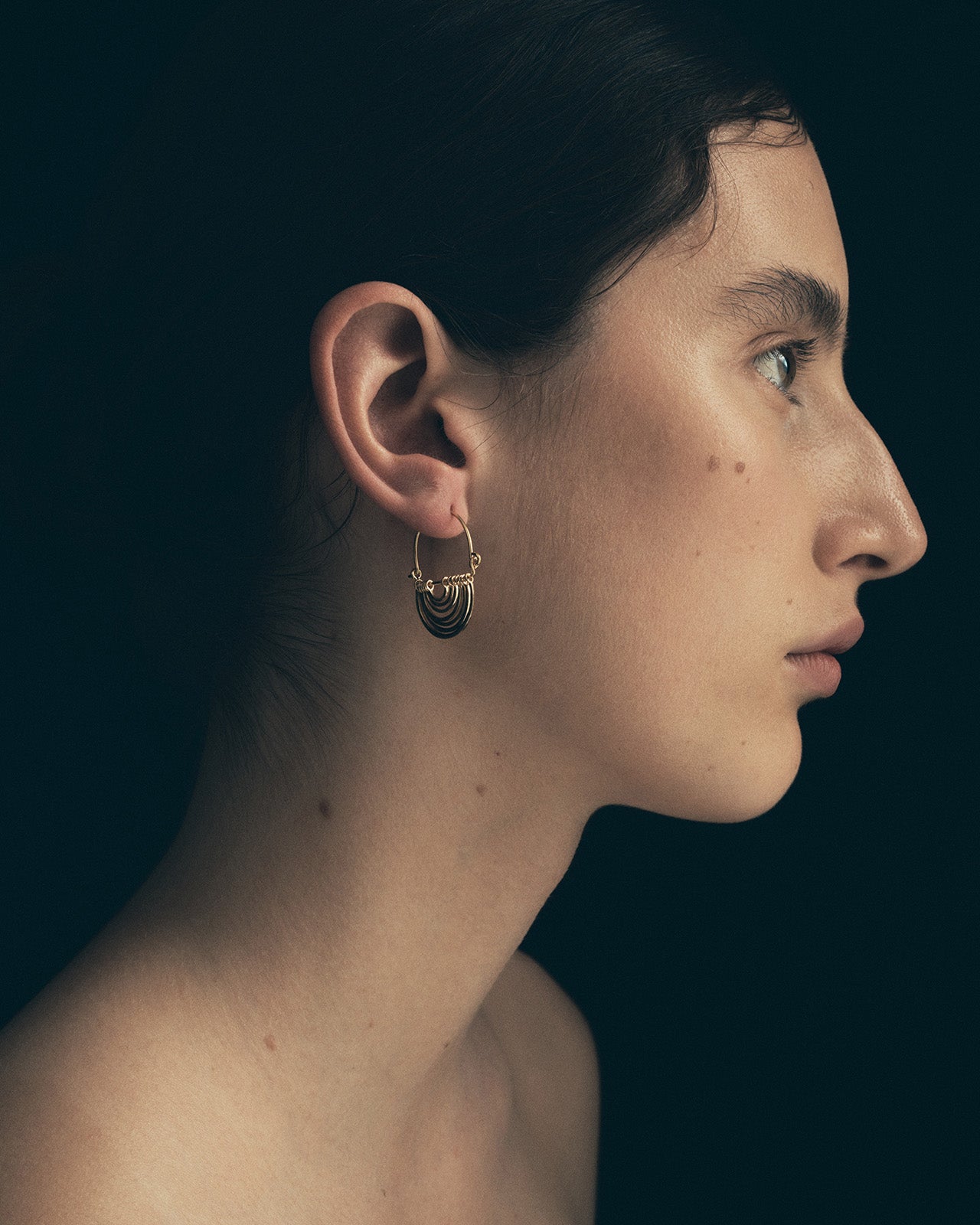 Temple of the Sun Baye Earrings Gold Vermeil